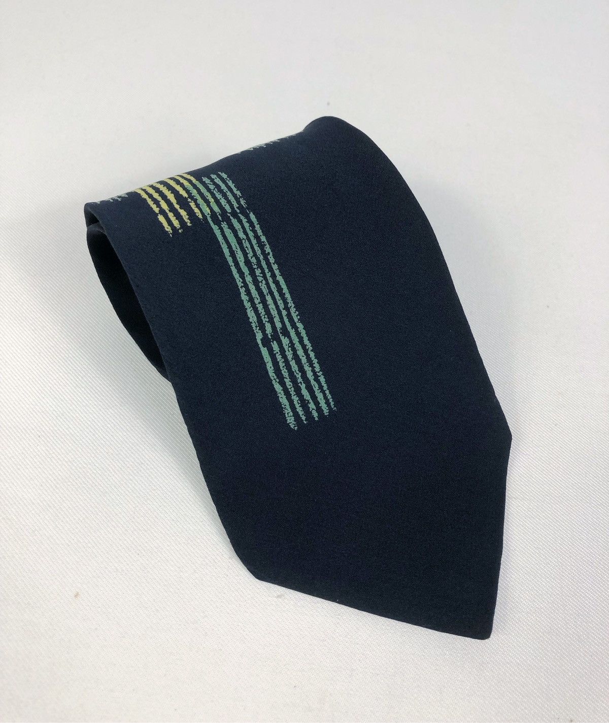 Issey Miyake Rare Vintage Issey Miyake IM Abstract Silk Tie Size ONE SIZE - 1 Thumbnail