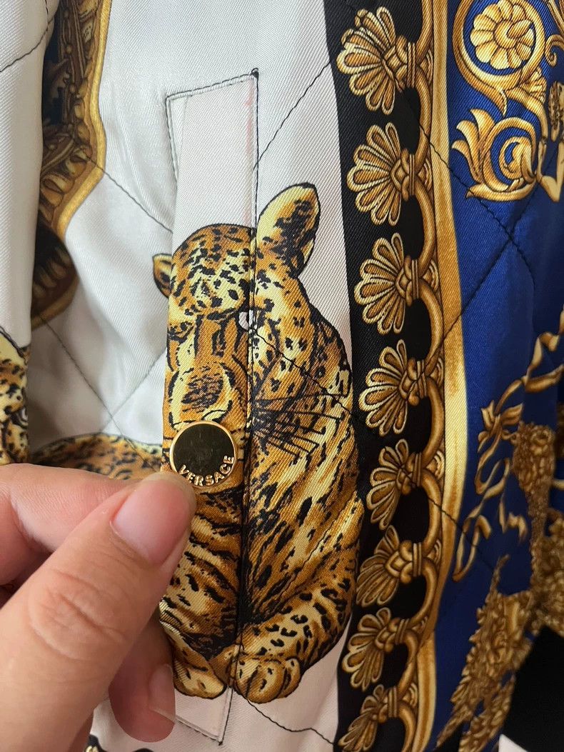 Versace Versace Cotton jacket top Size US L / EU 52-54 / 3 - 2 Thumbnail