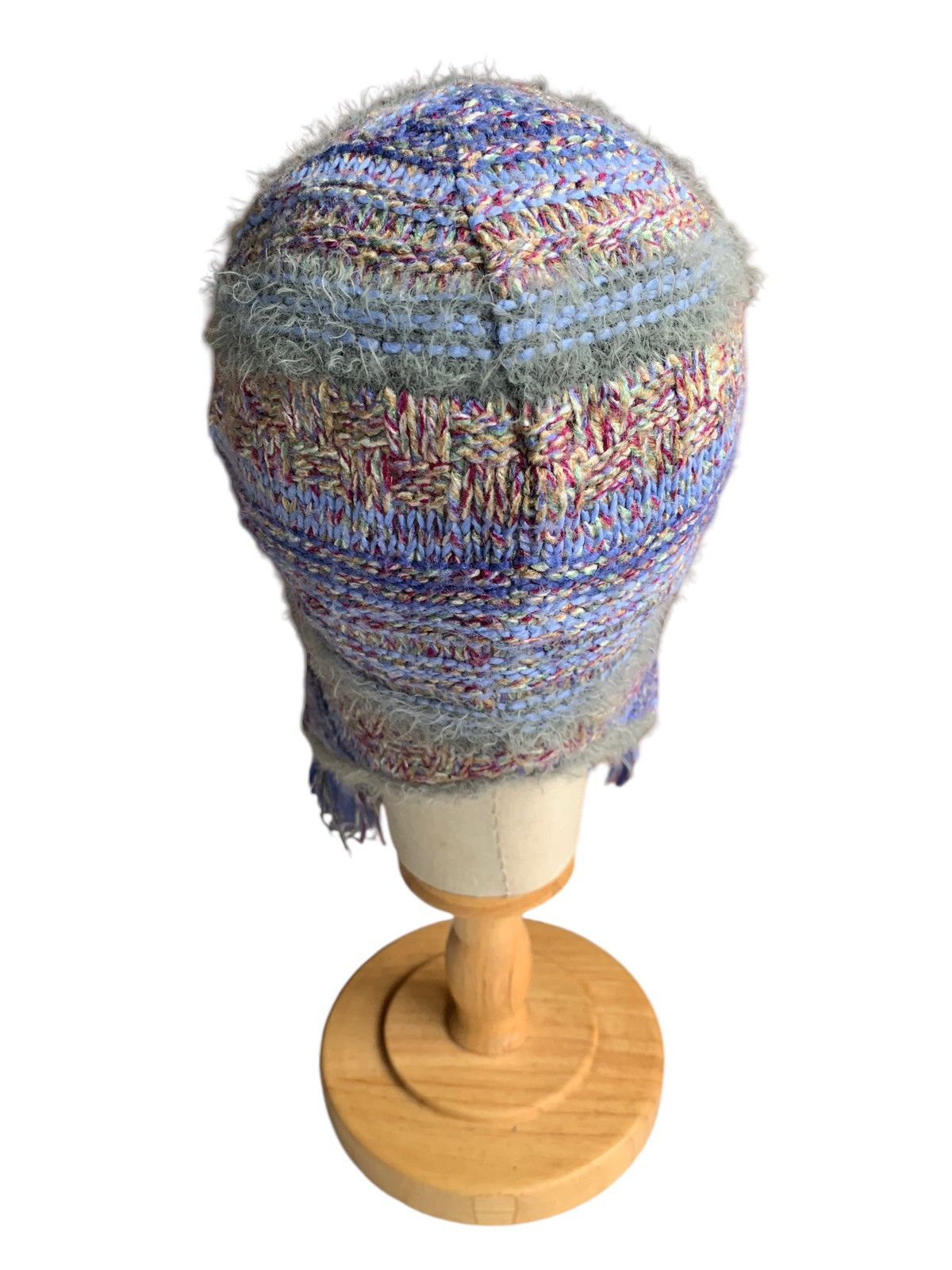 Japanese Brand × Kapital × Vintage Knitted Crochet Columbia Winter Sessions Earflap Rare Hats Size ONE SIZE - 8 Thumbnail
