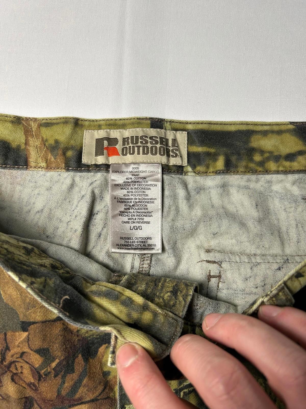Realtree Real Tree Camo Heavyweight Cargo Trousers Hunting Hiking Size US 36 / EU 52 - 5 Thumbnail