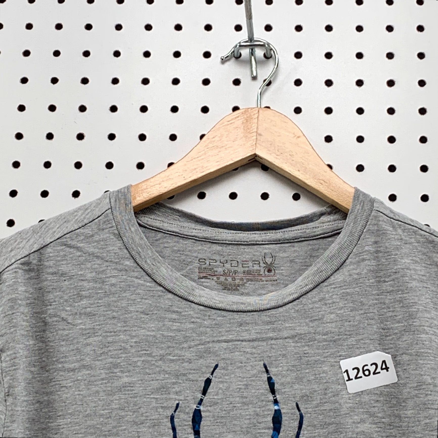 Spyder Spyder Graphic T-Shirt Men's Size Small Gray Crew Neck Short Sleeve Size US S / EU 44-46 / 1 - 7 Thumbnail