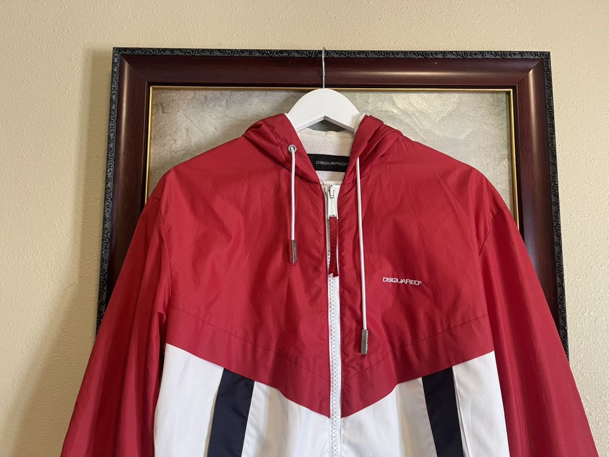 Dsquared2 DSquared2 Jacket Mens Size 48 Red Visit White Hooded Size US M / EU 48-50 / 2 - 3 Thumbnail