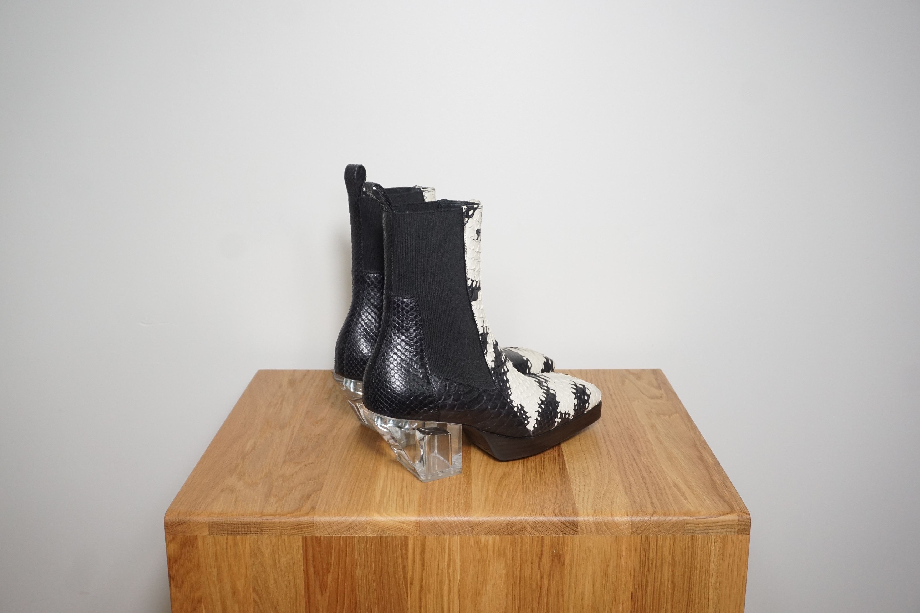 Rick Owens Python SS22 Fogachine Heeled Sliver Size US 8 / IT 38 - 5 Thumbnail