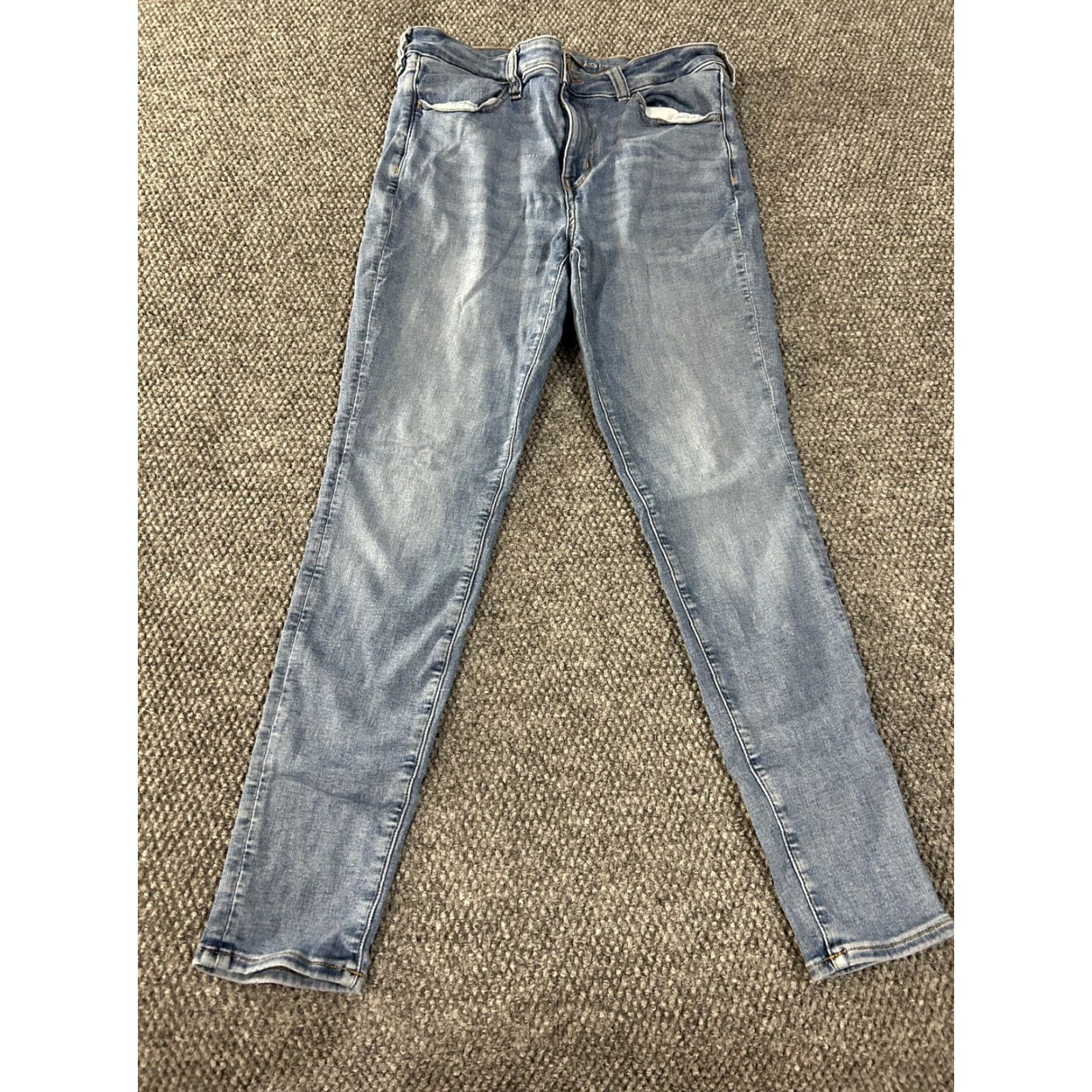 American Eagle Outfitters American Eagle Jeans Women 12 Blue Next Level Stretch Jegging Skinny Denim Size 34" / US 12 / IT 48 - 2 Thumbnail