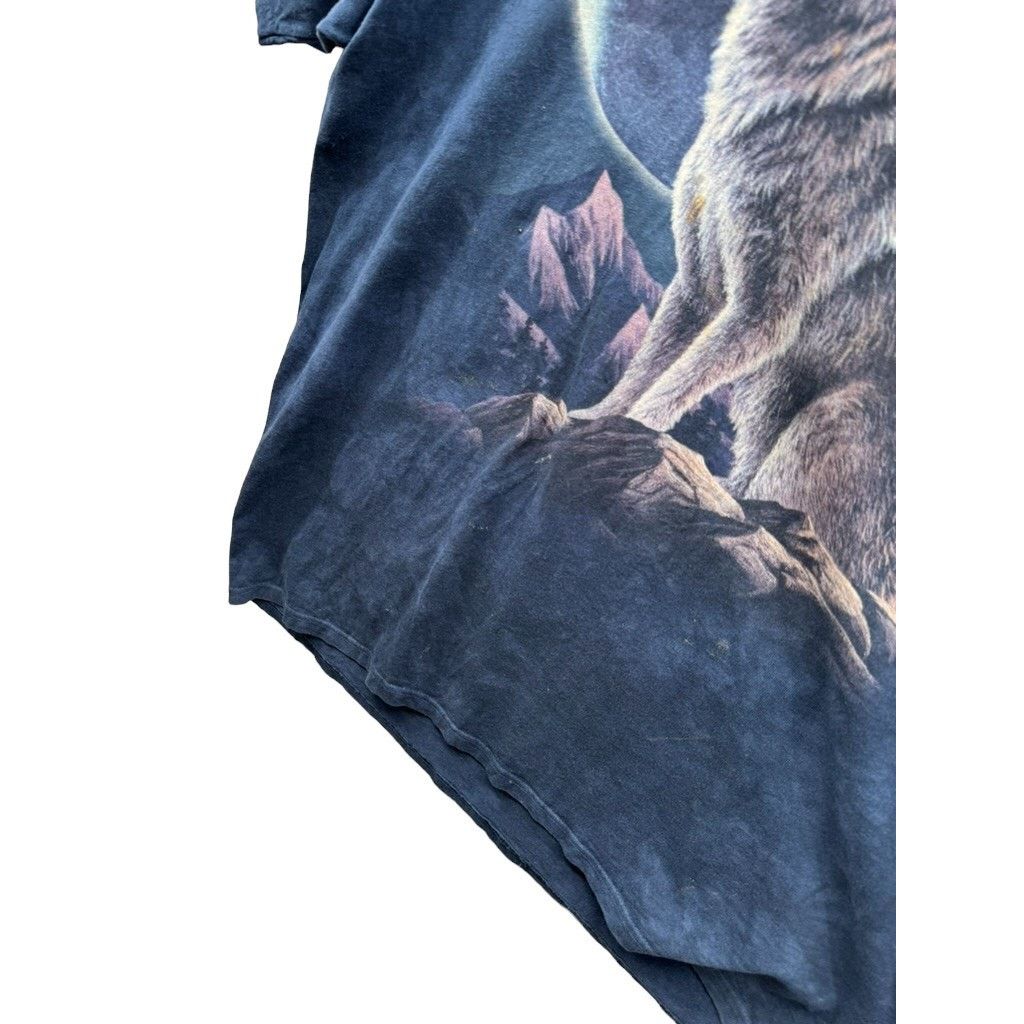 The Mountain × Vintage Vintage The Mountain Night Wolf Moon Animal Graphic Tee Size US XXL / EU 58 / 5 - 6 Thumbnail
