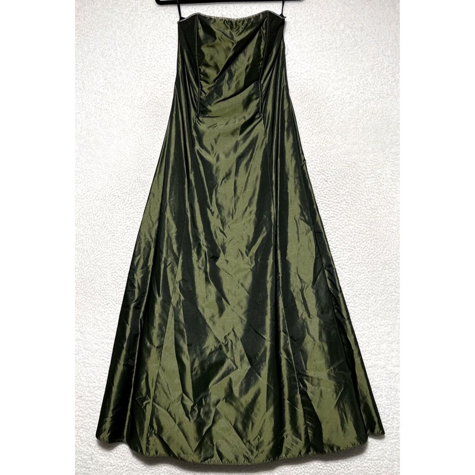 Vintage VINTAGE Gunne Sax Dress Womens Green Holographic Y2K Whimsy Prom Millennium Size 9 Ball Gown Maxi Formal Party/Cocktail Wedding Womens Size M / US 6-8 / IT 42-44 - 2 Thumbnail