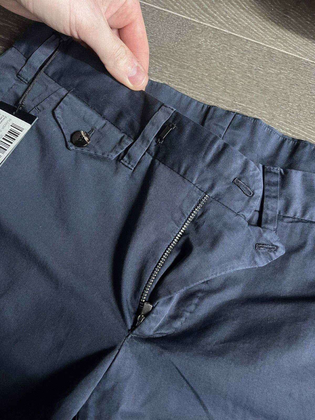 Cesare Attolini Tailored Chino Pants Navy Size US 34 / EU 50 - 2 Thumbnail