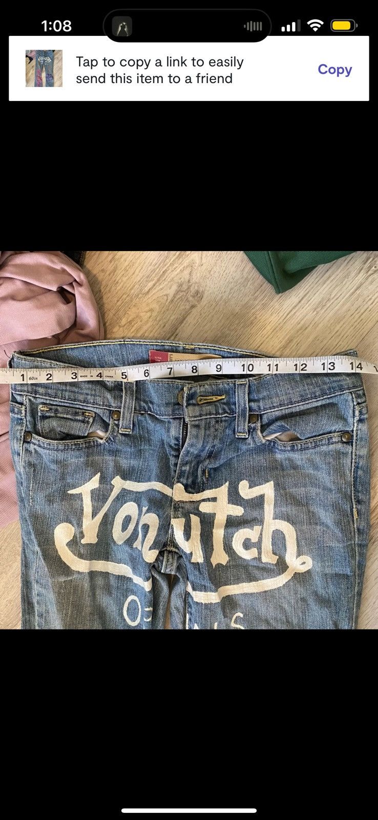 Von Dutch von dutch vintage hand painted jeans Size 27" / US 4 / IT 40 - 3 Thumbnail