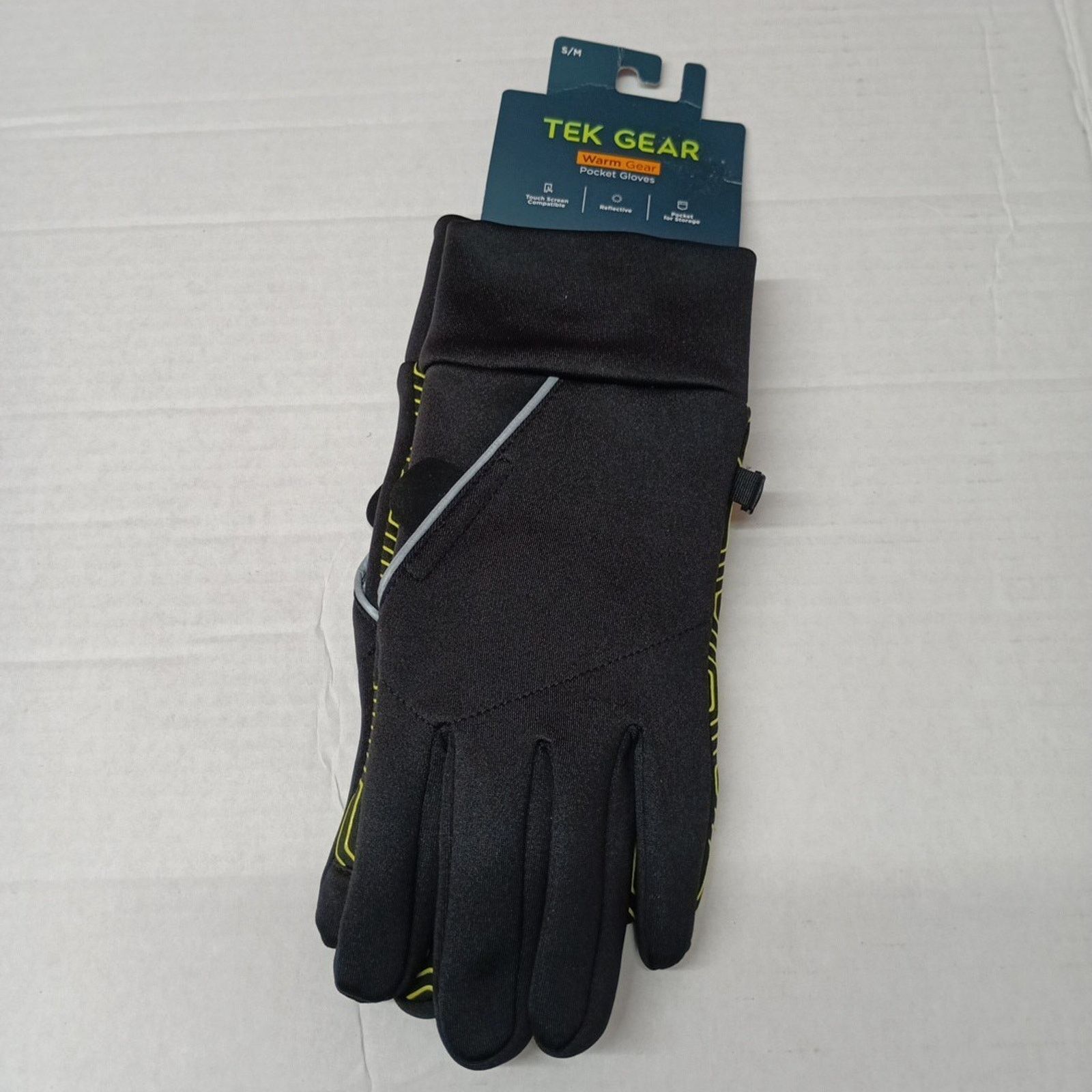 Tek Gear Tek Gear Pocket Men's Gloves Touchscreen Compatible S/M NWT Size ONE SIZE - 1 Thumbnail