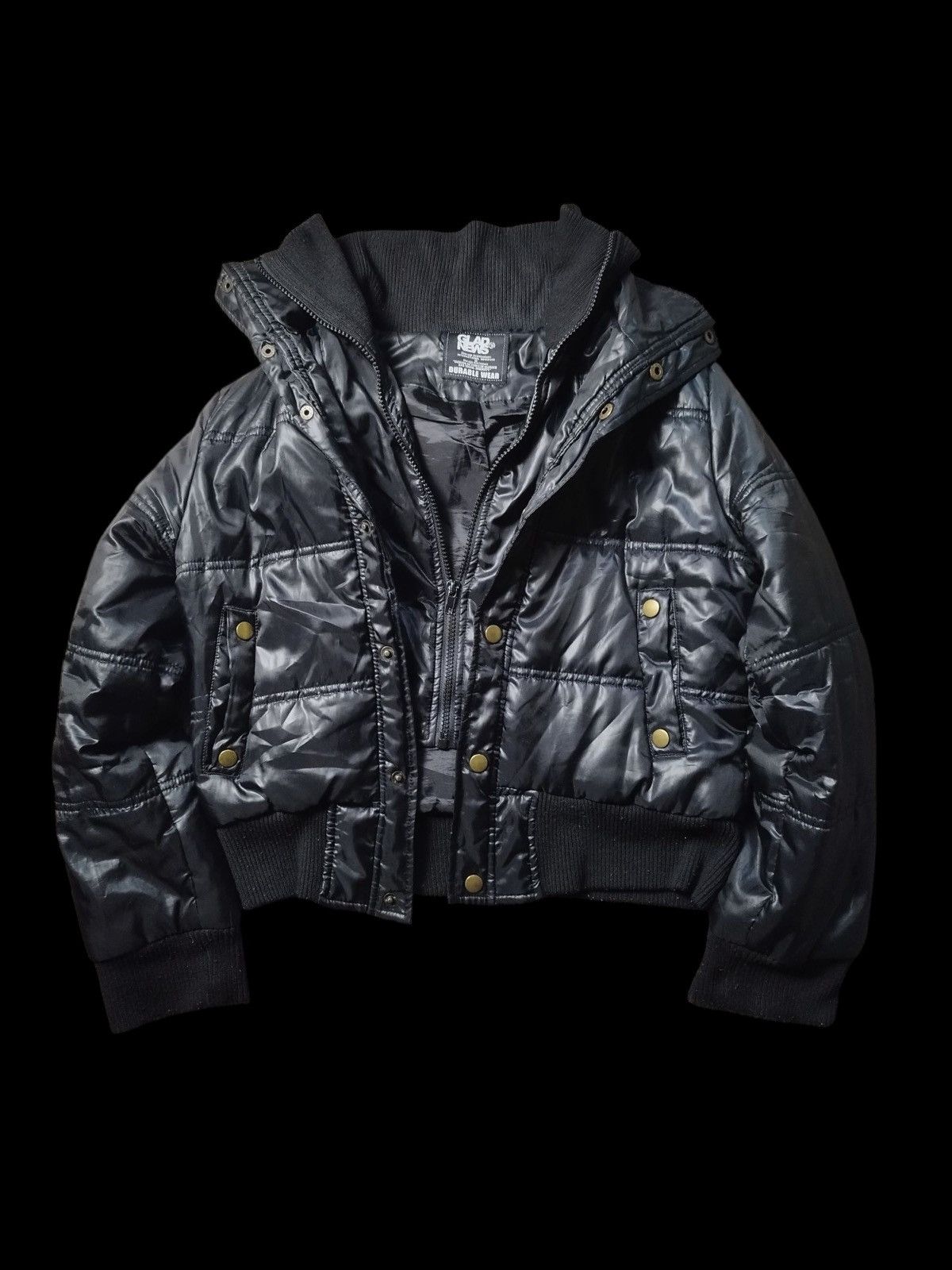 Japanese Brand Glad News Japanese crop puffer jacket Size M / US 6-8 / IT 42-44 - 1 Thumbnail