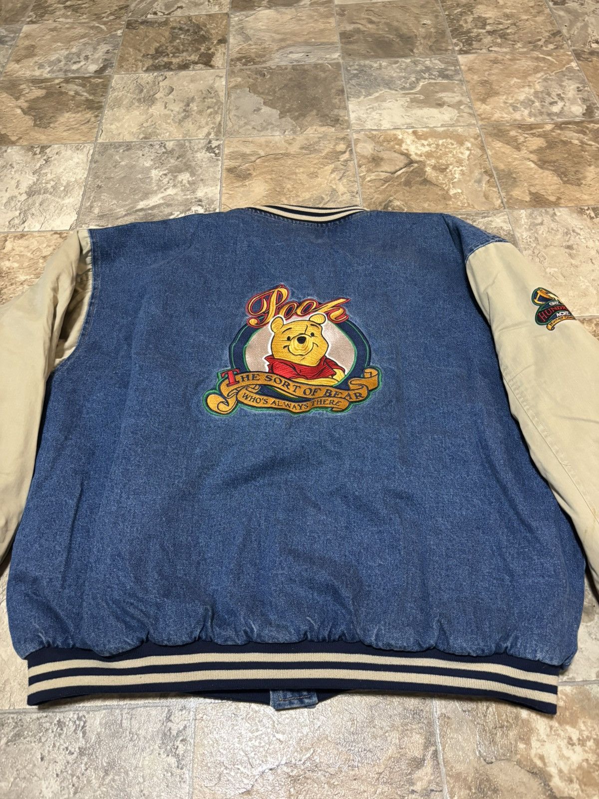 Vintage Xxxtentacion Winnie the Pooh Varsity Jacket Size US XXL / EU 58 / 5 - 14 Thumbnail