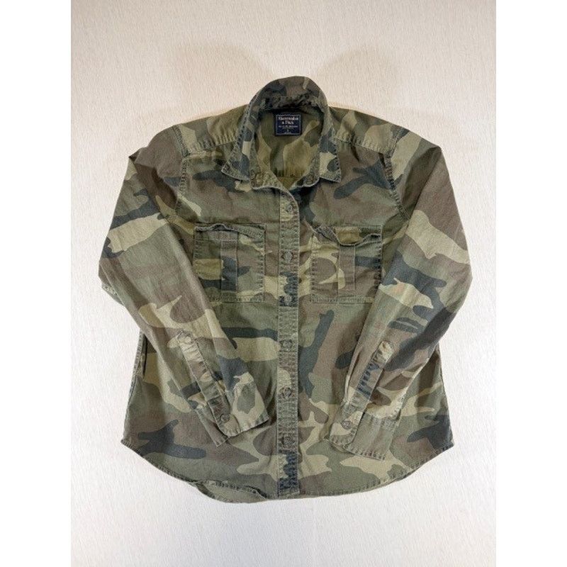 Abercrombie & Fitch Abercrombie & Fitch Camo Utility Shirt Jacket –Women’s Small Size S / US 4 / IT 40 - 8 Thumbnail