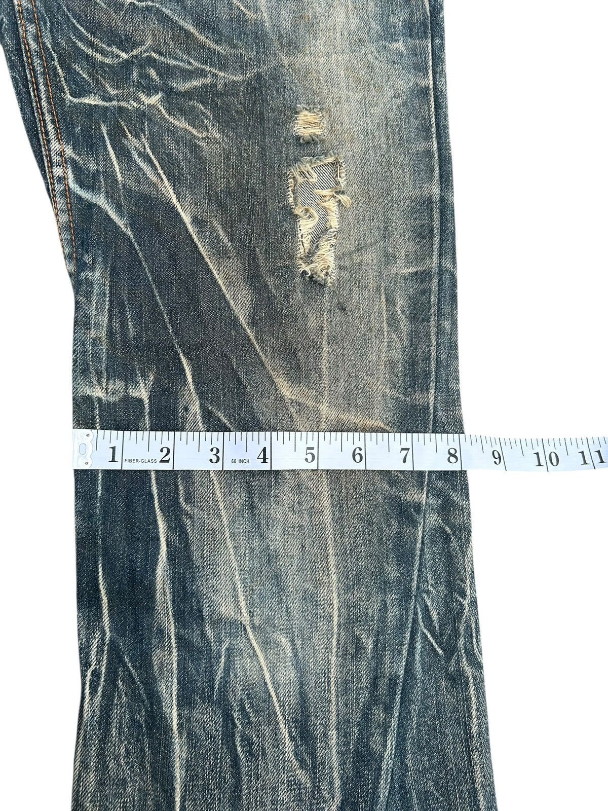 Kapital FLARE Antful Jeans Japanese Distressed Dirty Denim Jeans Size US 32 / EU 48 - 23 Thumbnail
