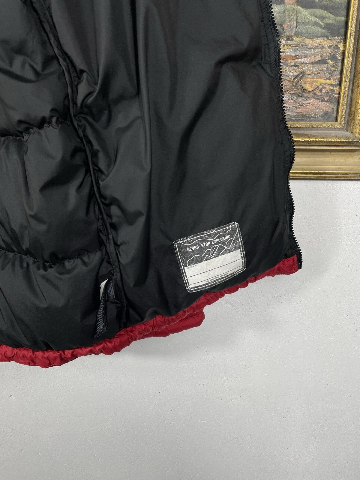 The North Face × Vintage Red TNF Jacket Travis Scott Kylie Jenner Vibe Warm Winter Size US S / EU 44-46 / 1 - 10 Thumbnail