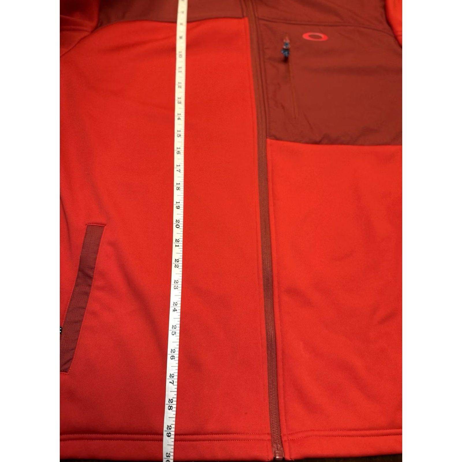 Oakley Oakley Jacket Red Fleece Lined Bomber Full Zip Mens XL Zip Up Mid-Length Long Sleeve Casual Outdoor Size US XL / EU 56 / 4 - 6 Thumbnail