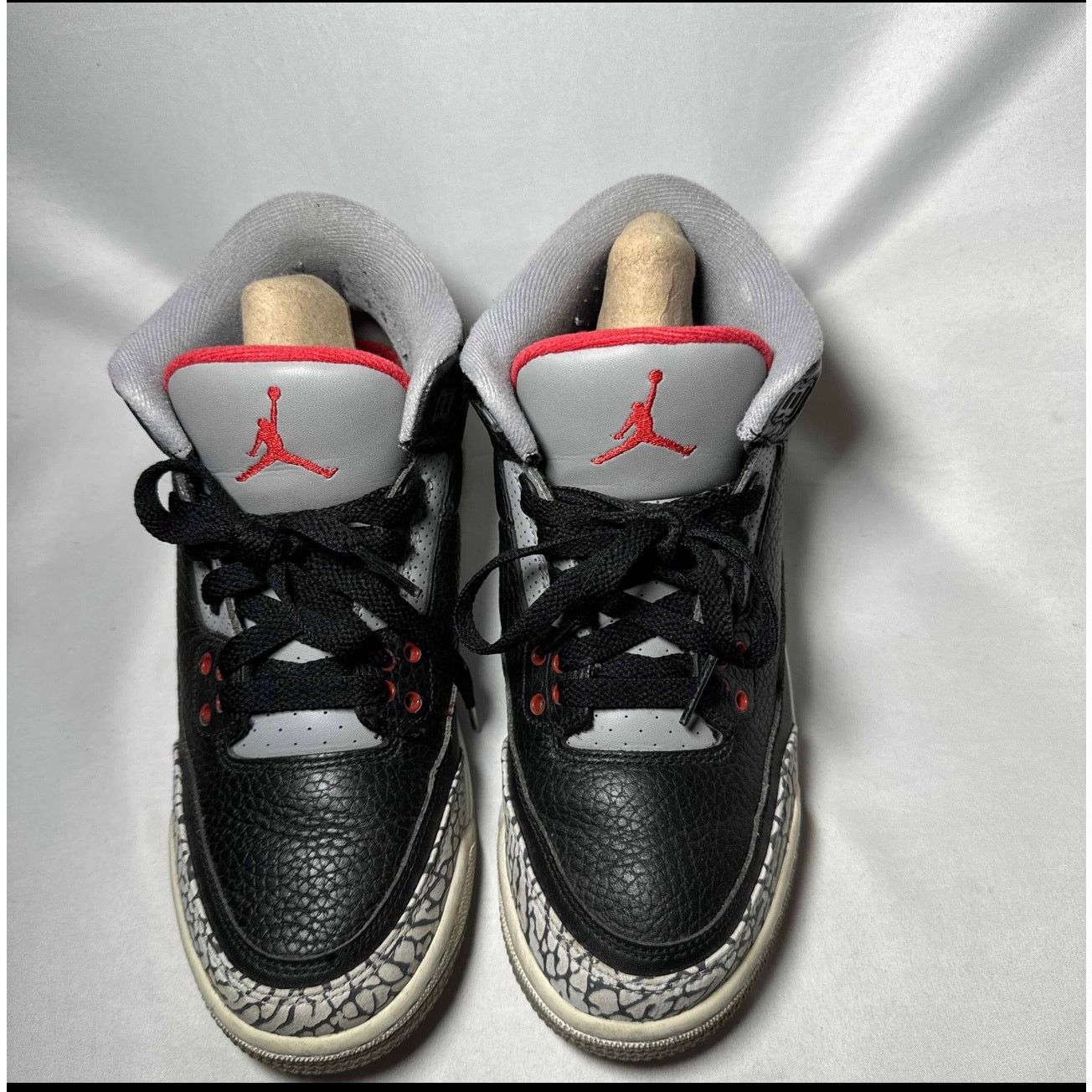 Jordan Brand × Nike Size 6 - Nike Air Jordan 3 Retro OG BG Black Cement 2018 Size US 6 / EU 39 - 4 Thumbnail