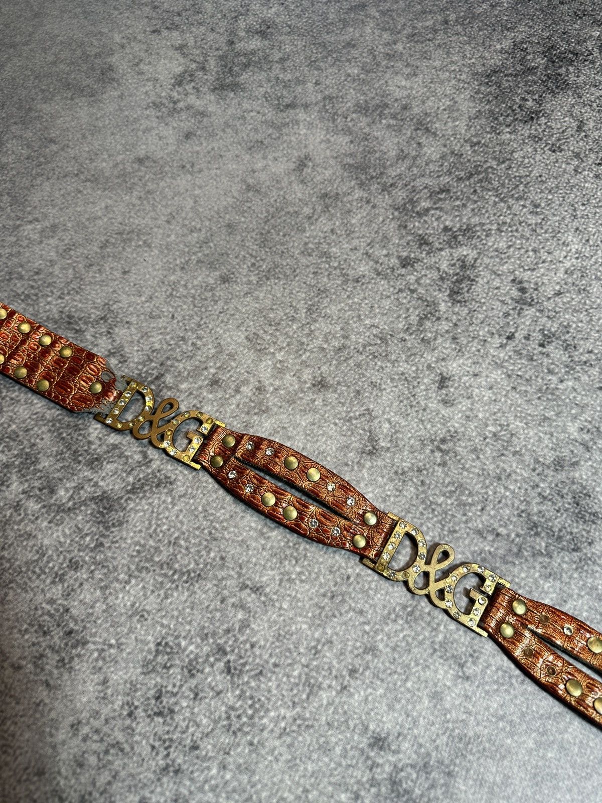 Other Y2K D&G Logo Dolce&Gabbana Rare Belts Streetwear Style Size ONE SIZE - 3 Thumbnail