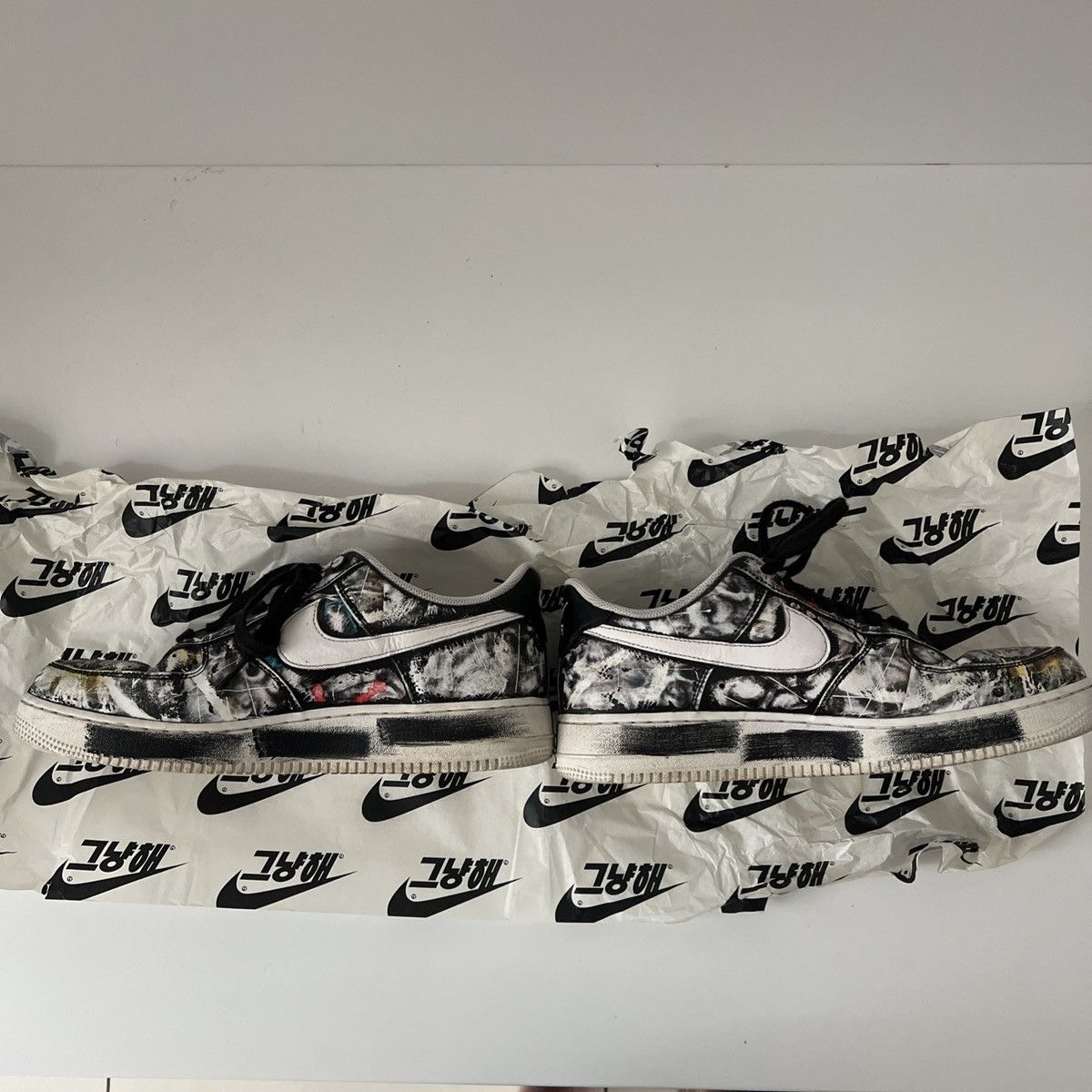 Nike G-Dragon x Nike Air Force 1 '07 'Para-Noise' Size US 11.5 / EU 44-45 - 3 Thumbnail