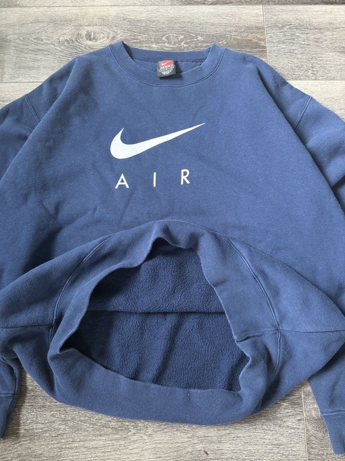 Nike × Vintage Vintage Nike Air Sweatshirt Size US L / EU 52-54 / 3 - 5 Thumbnail