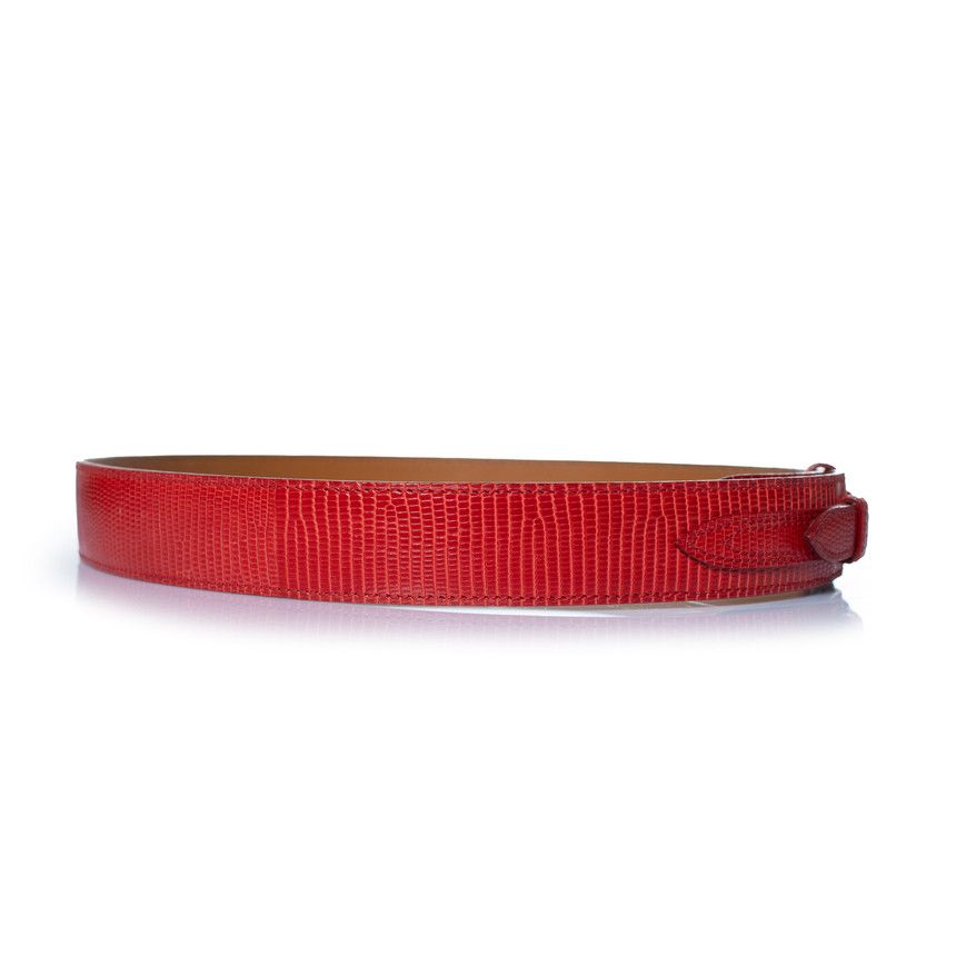 Other Harel Paris, Lizard leather waist belt in red Size ONE SIZE - 4 Thumbnail