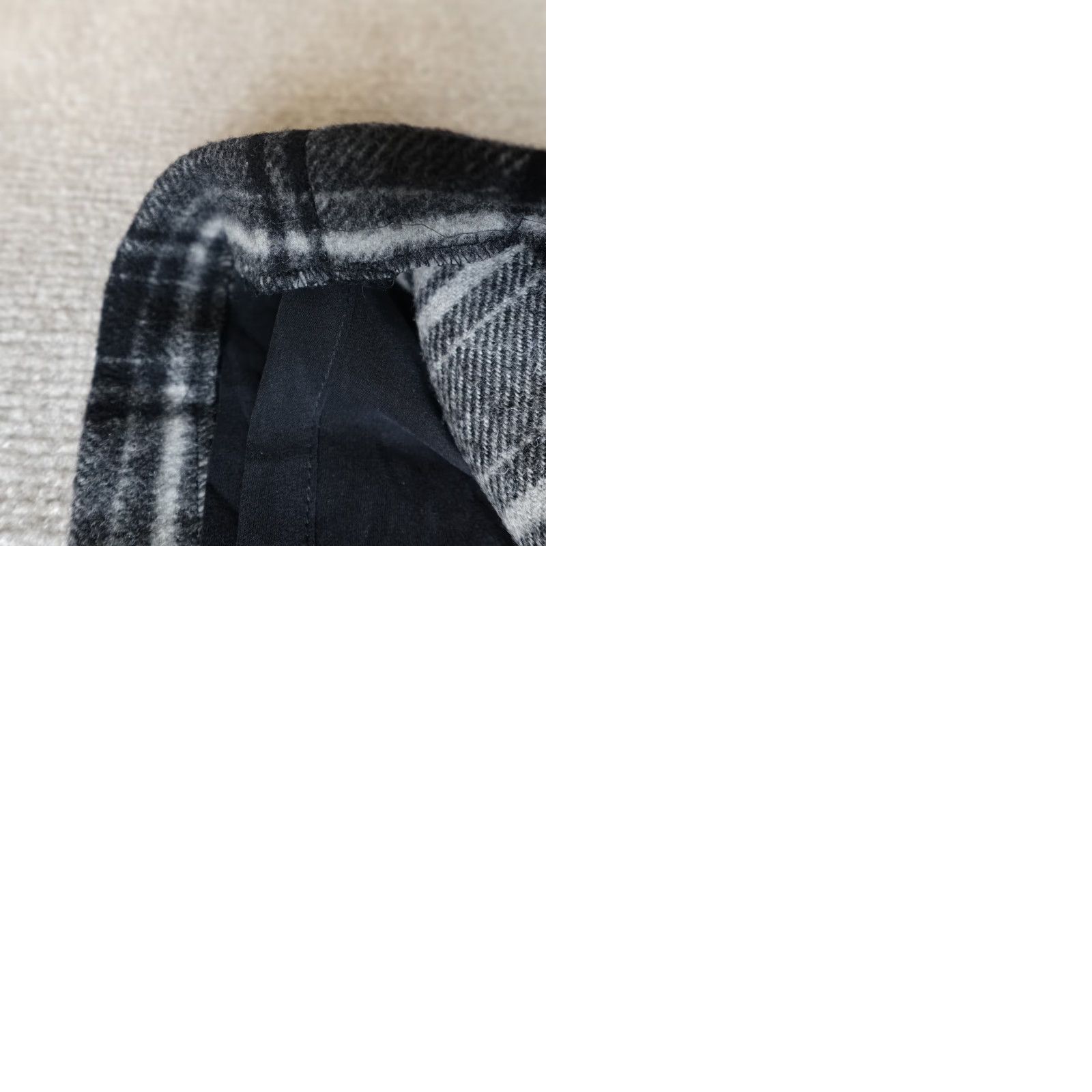 Adam Lippes Adam Lippes Skirt Women Gray 8 Plaid Wool Cashmere Blend Silk Lining A-Line Short Lined Dry Clean Only Italy Vintage No Size 30" / US 8 / IT 44 - 9 Thumbnail
