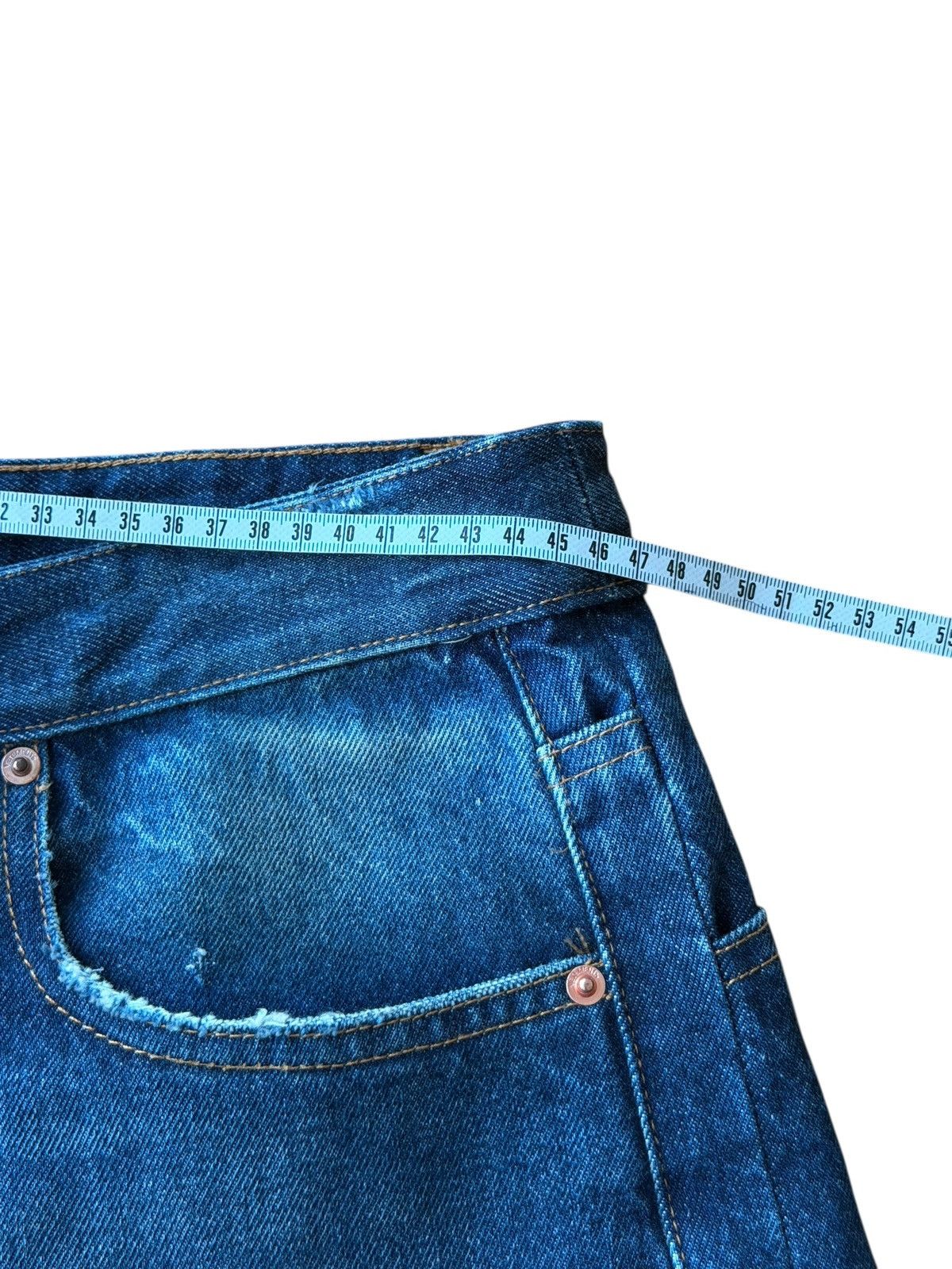 Vetements *RARE* GVASALIA VETEMENTS DENIM BAGGY DISTRESSED SHORT Size US 36 / EU 52 - 20 Thumbnail
