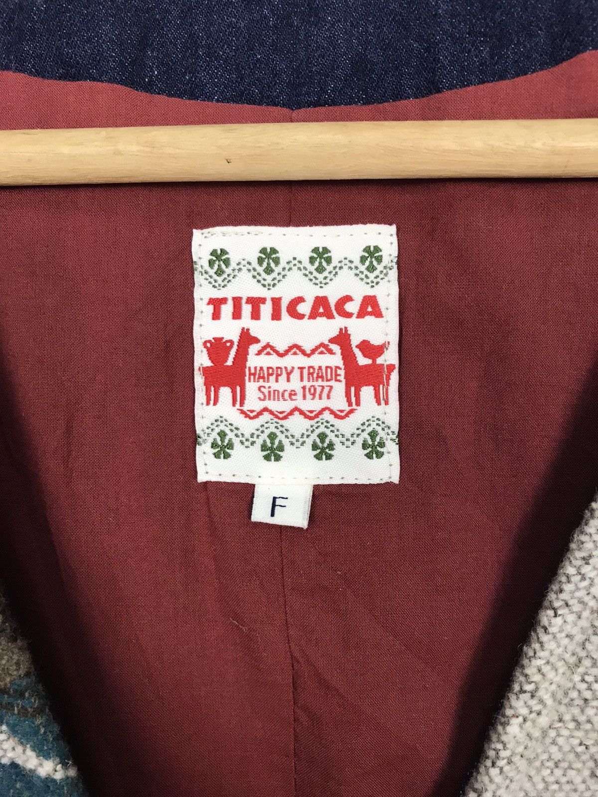 Japanese Brand × Nautica Vintage TITICACA Jacquard Mexican Rug Denim Concho Native Size S / US 4 / IT 40 - 5 Thumbnail