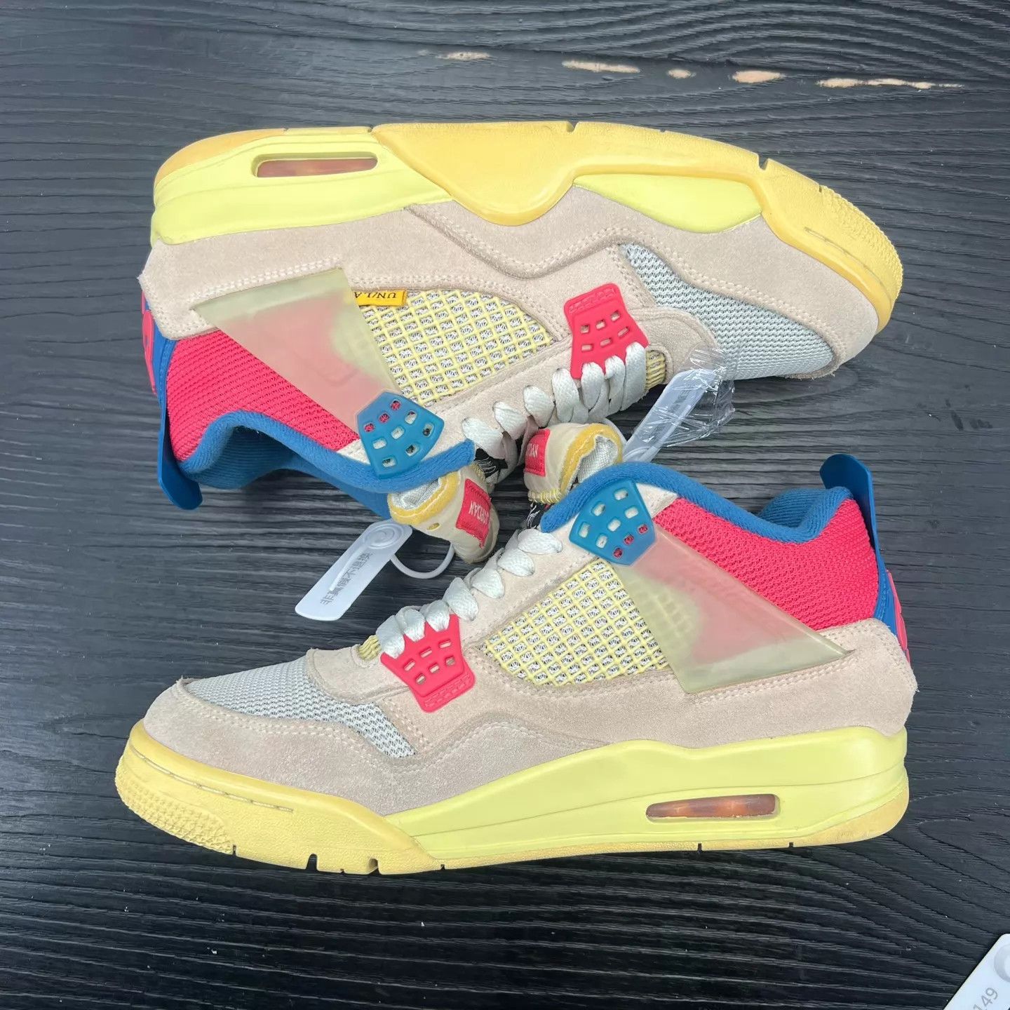 Nike Air Jordan 4 x Union Pink EU42 Size US 9 / EU 42 - 4 Thumbnail