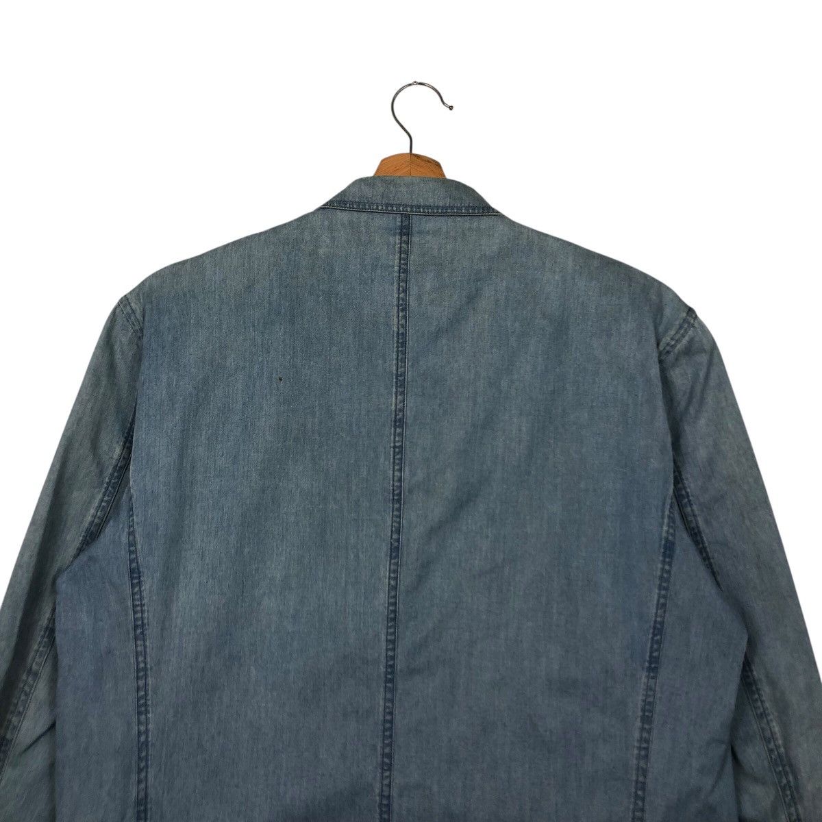Burberry 📌Vintage Chore Work Denim Jacket Burberrys Double Breast Size US M / EU 48-50 / 2 - 10 Thumbnail