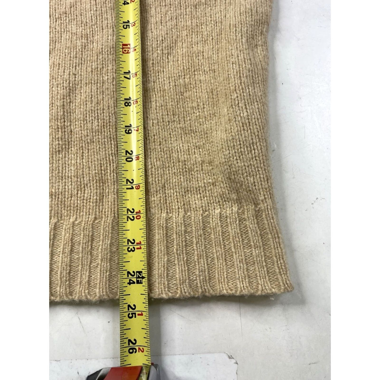 Polo Ralph Lauren VINTAGE Polo Ralph Lauren Merino Wool Rabbit Hair Crewneck Knit Sweater M Beige Men Sweater Pullover Classic Designer Preppy Size US M / EU 48-50 / 2 - 4 Thumbnail