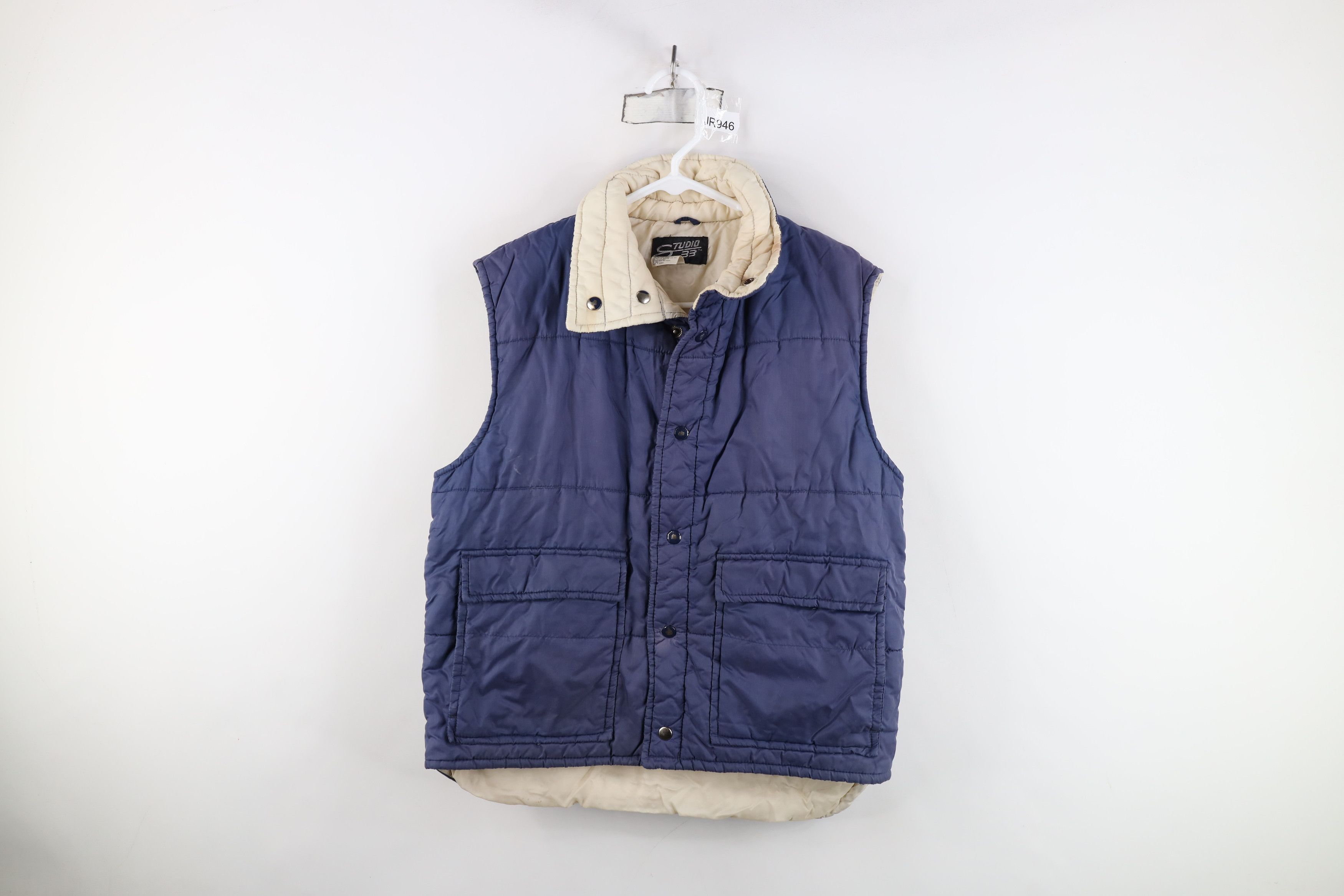 Vintage Vintage 80s 90s Streetwear Puffer Vest Jacket Blue Size US M / EU 48-50 / 2 - 1 Thumbnail