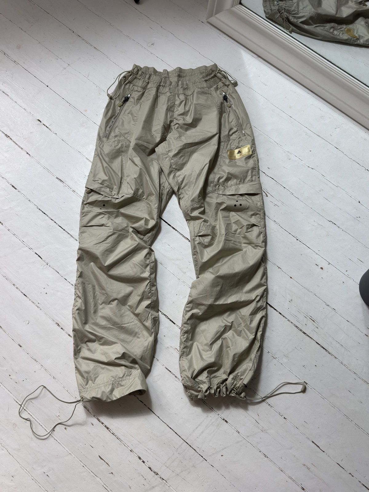 Adidas × Stella McCartney VINTAGE ADIDAS x STELLA McCartney 2000s NYLON PANTS Size 26" / US 2 / IT 38 - 5 Thumbnail