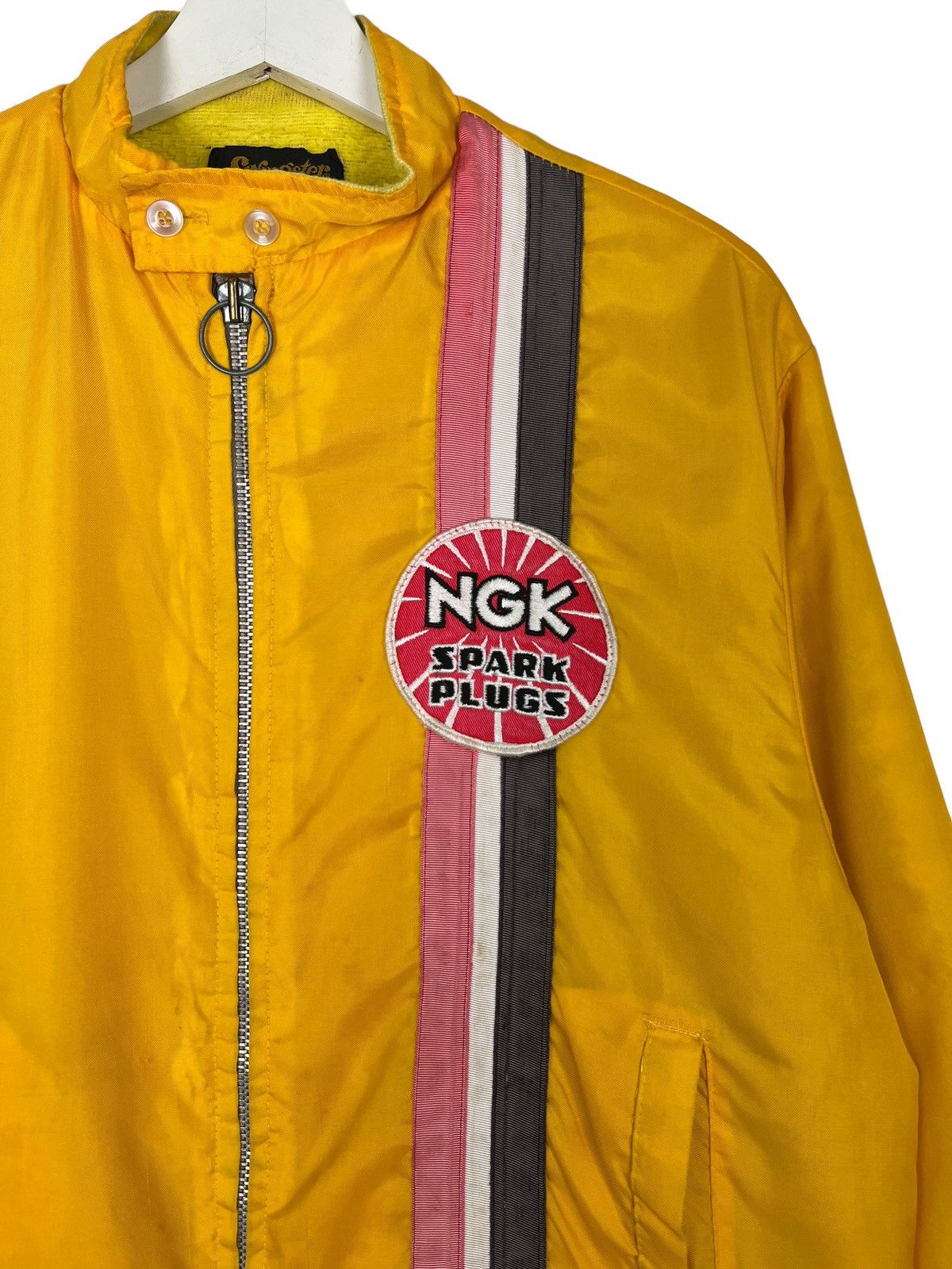 Swingster × Vintage 🔥 VINTAGE NGK SPARK PLUG RACING SWINGSTER JACKET USA MADE Size US M / EU 48-50 / 2 - 5 Thumbnail