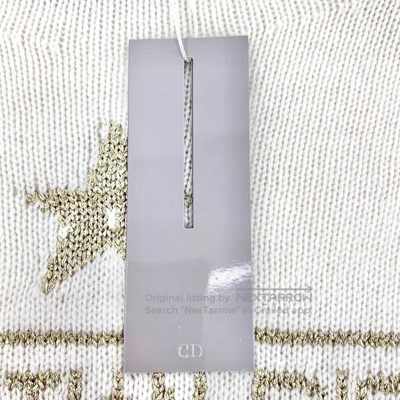 Dior Dior Beige five-pointed star logo letter inlaid cashmere r Size M / US 6-8 / IT 42-44 - 6 Thumbnail