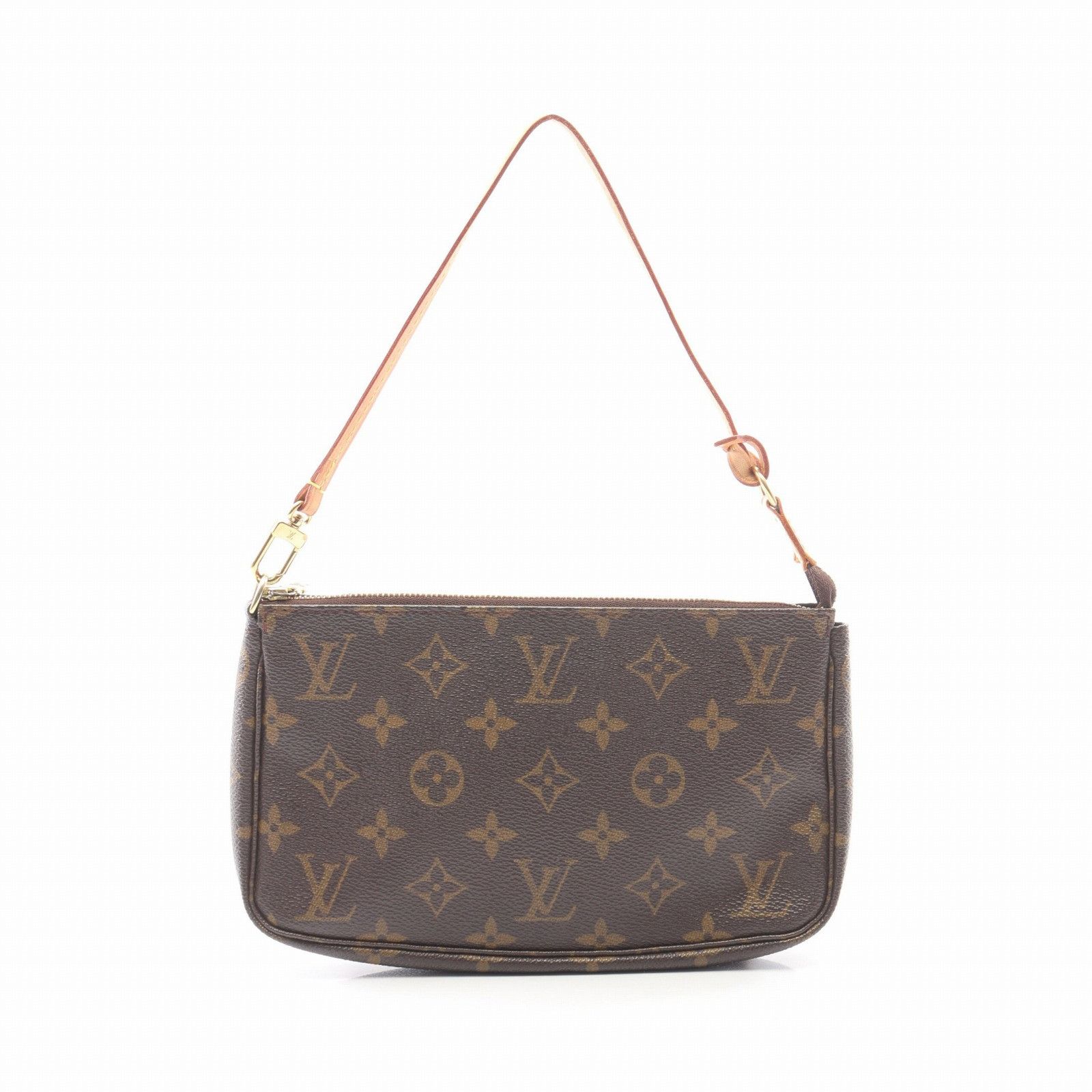 Louis Vuitton Louis Vuitton Louis Vuitton Pochette Accessoires Monogram Handbag Textile Handbag M51980 DUTY FREE for USA Size ONE SIZE - 1 Thumbnail