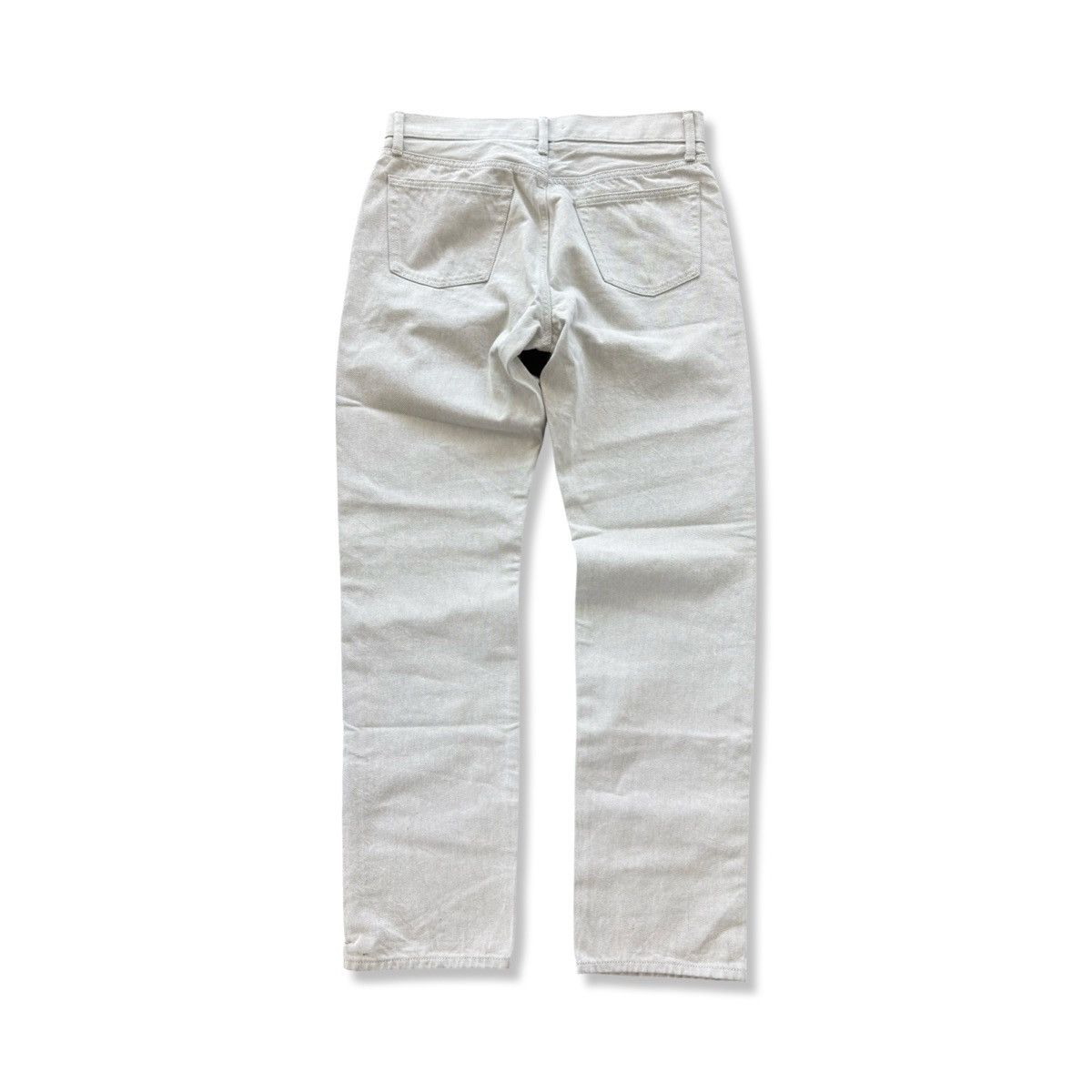 Helmut Lang Helmut Lang White Coated Denim Jeans Size US 33 - 2 Thumbnail