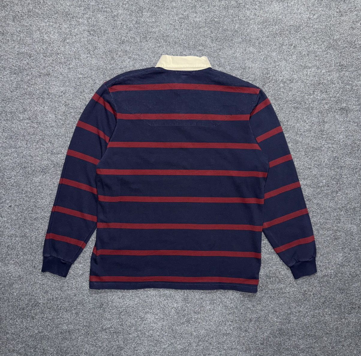Polo Ralph Lauren Vintage Polo Sport Ralph Lauren Striped Rugby Shirt Size US M / EU 48-50 / 2 - 6 Thumbnail