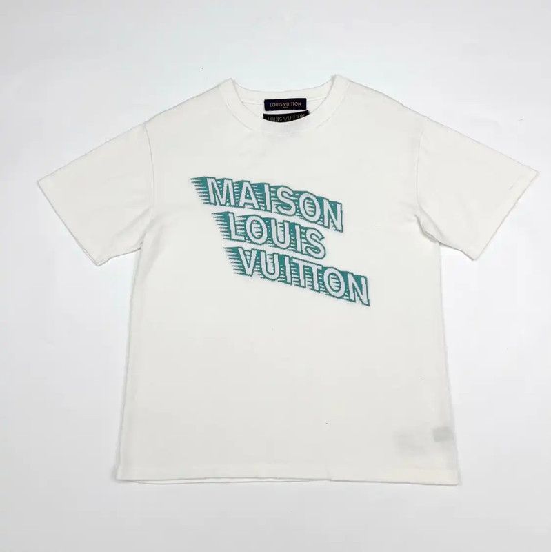 Louis Vuitton Louis Vuitton White Cotton Short Sleeve T-Shirt 0089 Size US M / EU 48-50 / 2 - 1 Thumbnail