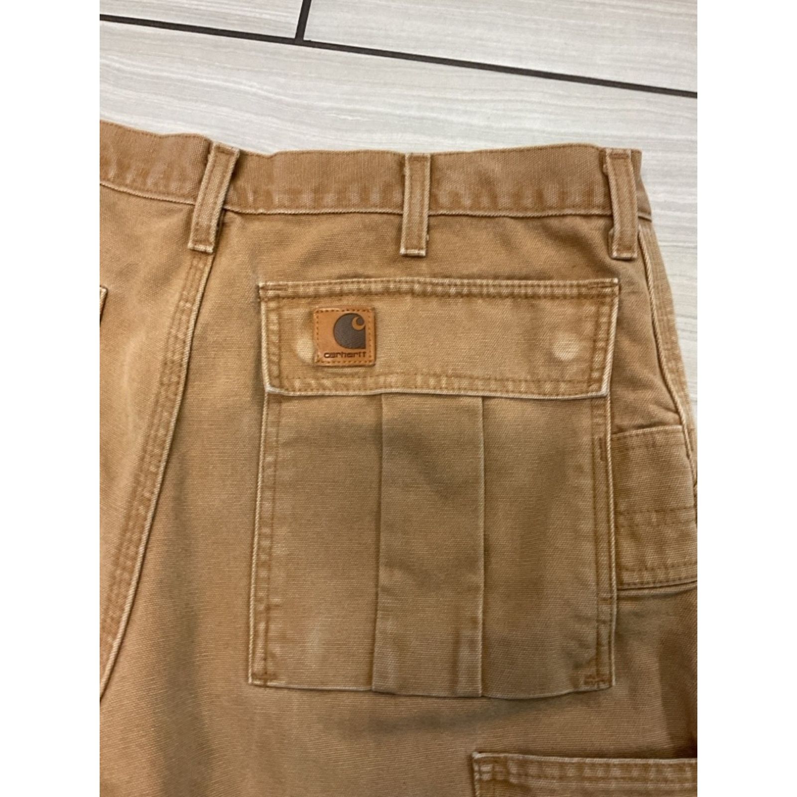 Carhartt Carhartt Heavy Duty Workwear Tan pants Size US 36 / EU 52 - 4 Thumbnail