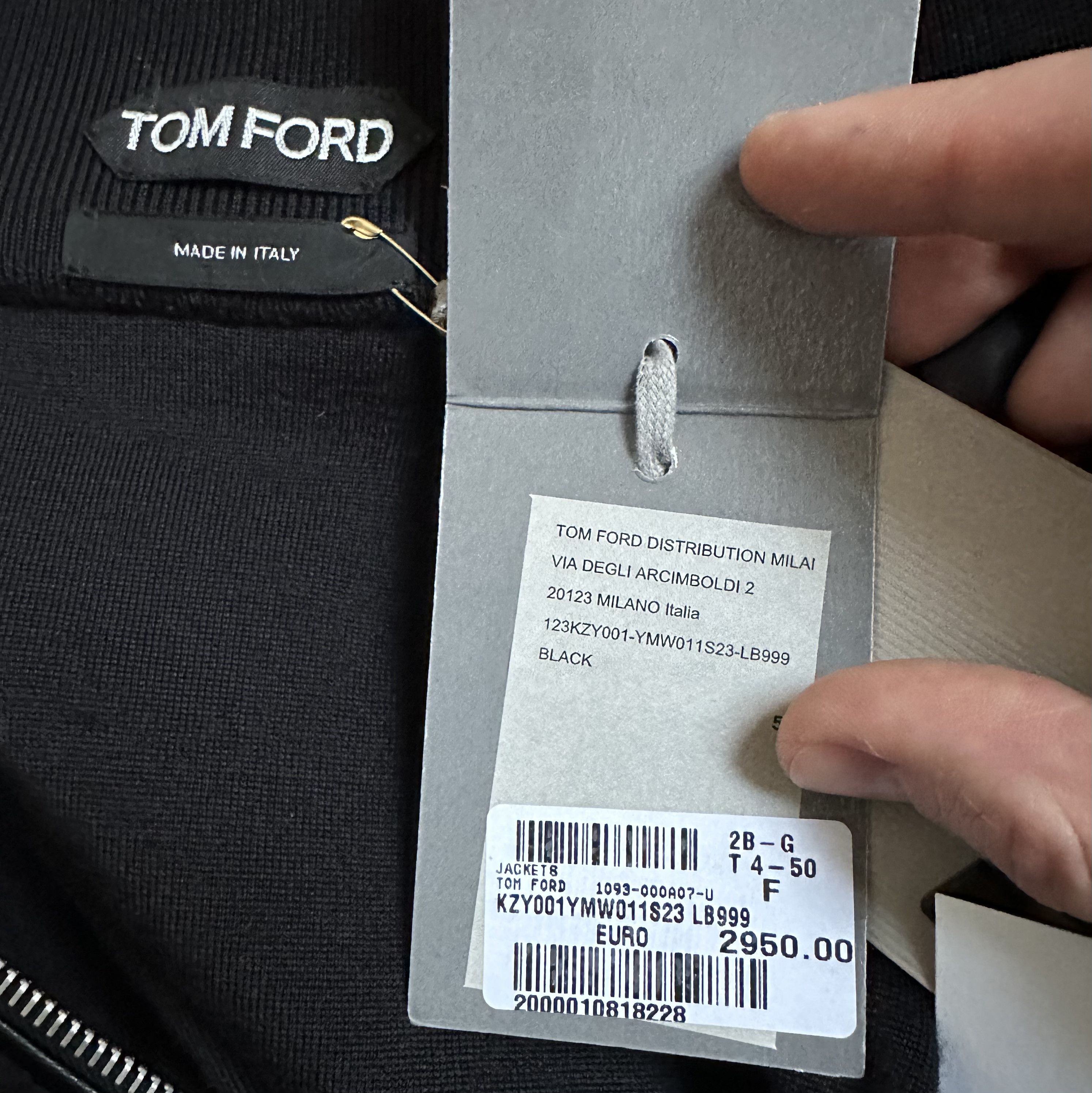 Tom Ford Tom Ford Nylon Down Front Blouson Black Size US M / EU 48-50 / 2 - 4 Thumbnail
