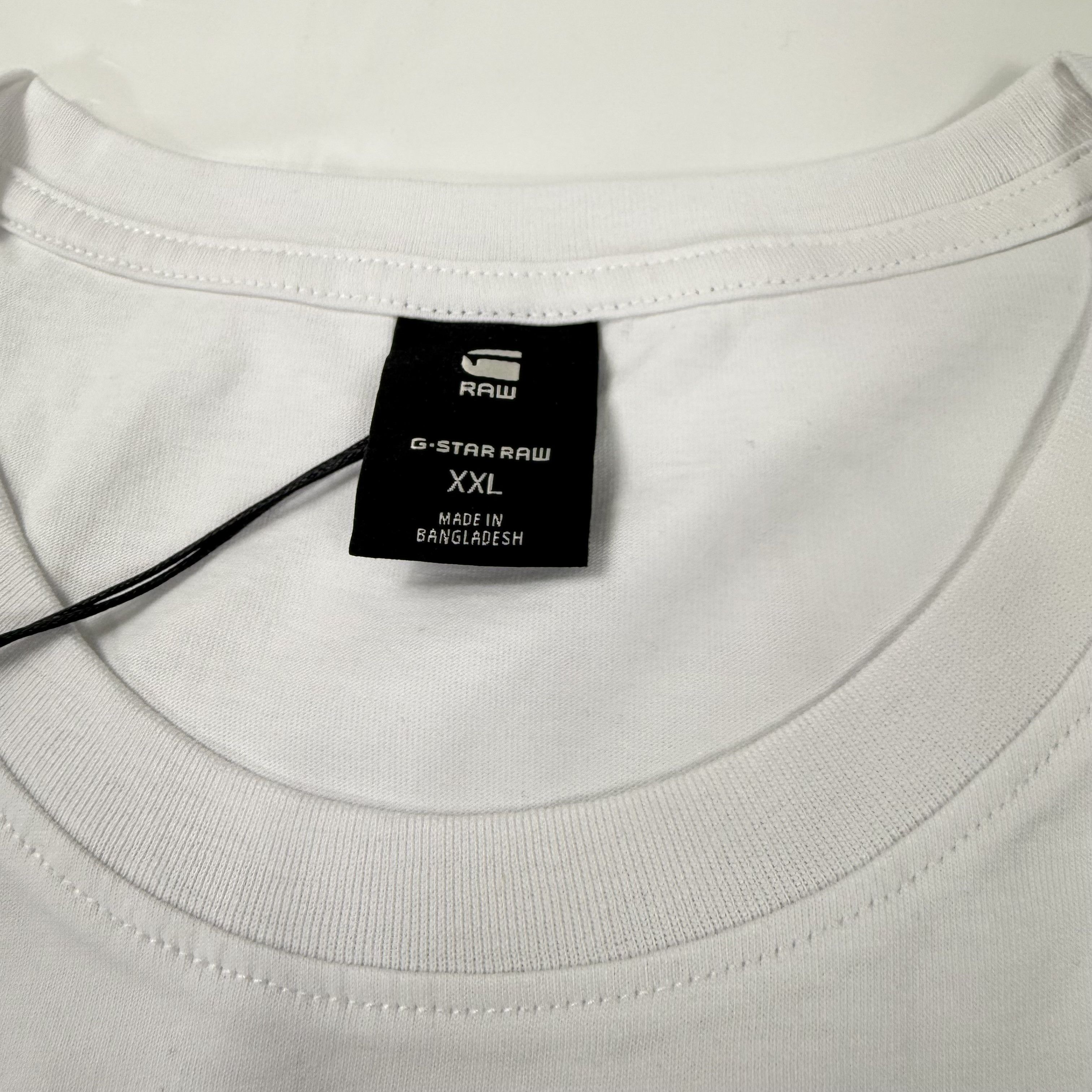G-Star G-Star Raw Blanco RT White Organic Cotton T-Shirt XXL NEW Size US XXL / EU 58 / 5 - 5 Thumbnail