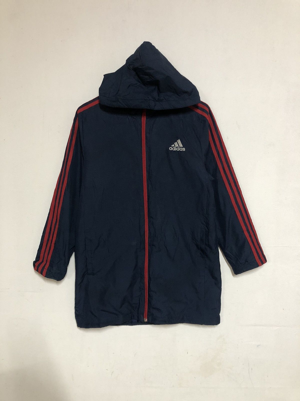 Adidas long jacket hoodie Zipper