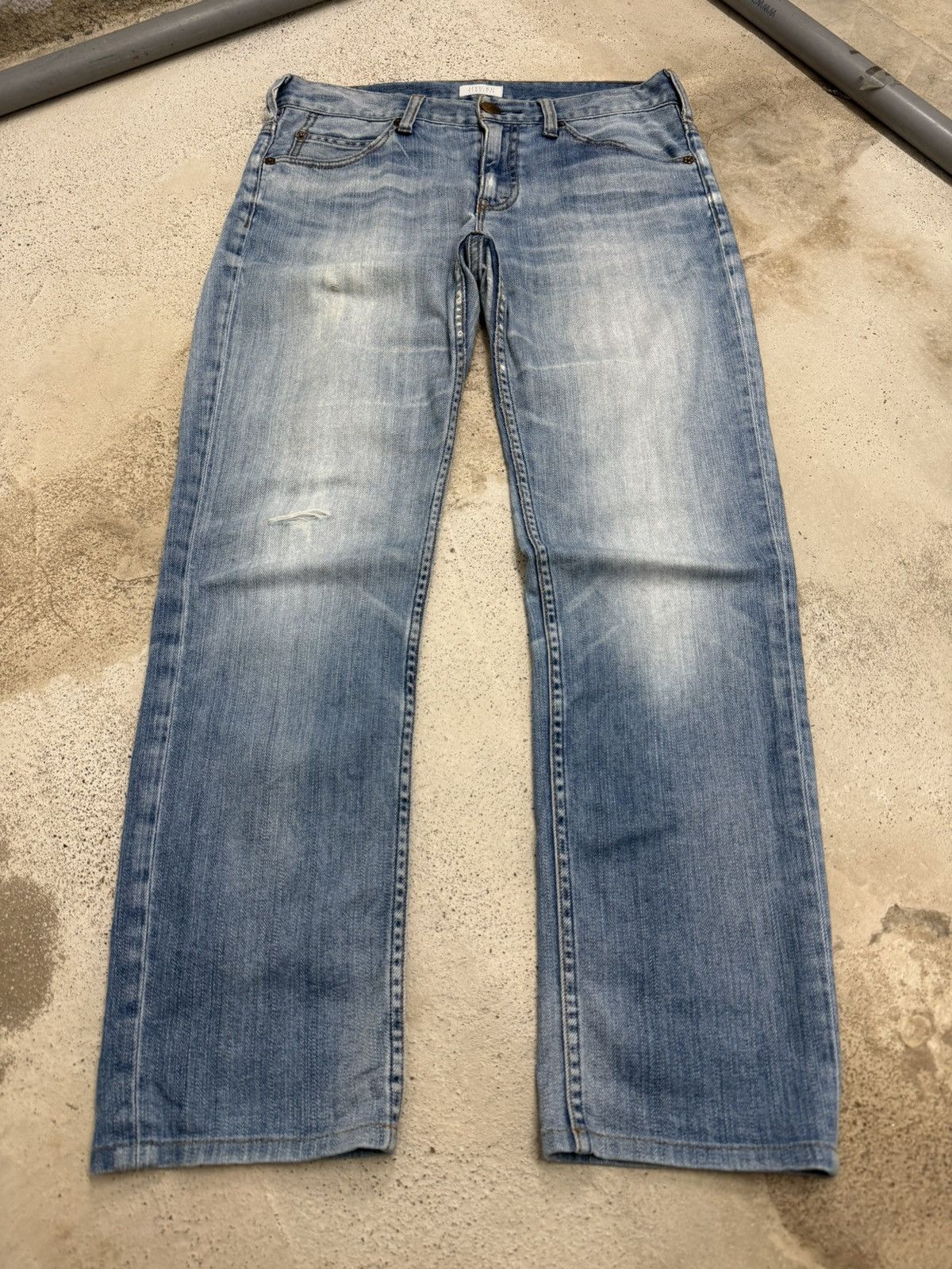 Japanese Brand Jiyuku Timeless Japan Denim Fabric Pants Size 24" / US 00 / IT 34 - 1 Thumbnail