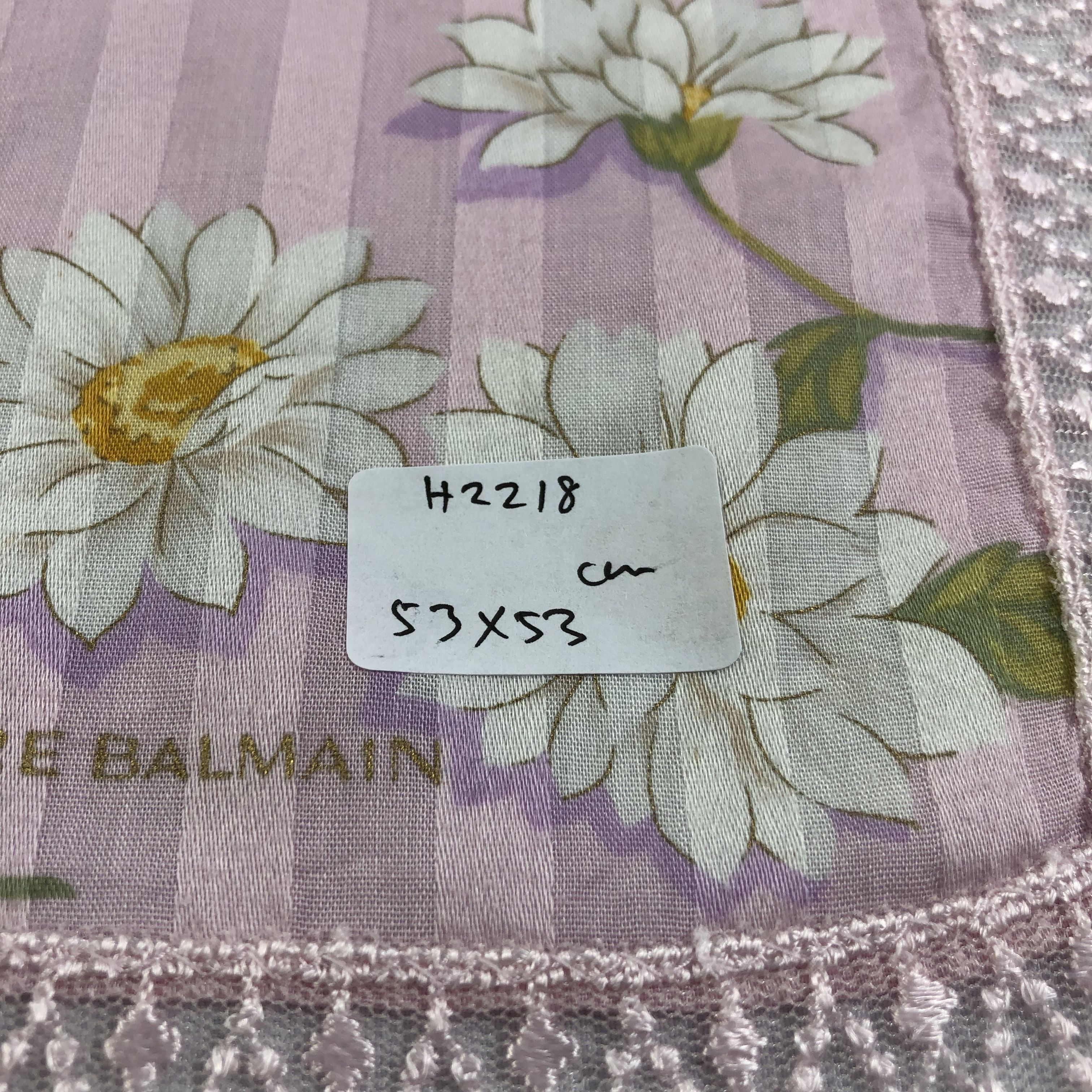 Pierre Balmain Pierre Balmain Laces Handkerchief Neckerchief Bandana H2218 Size ONE SIZE - 5 Thumbnail