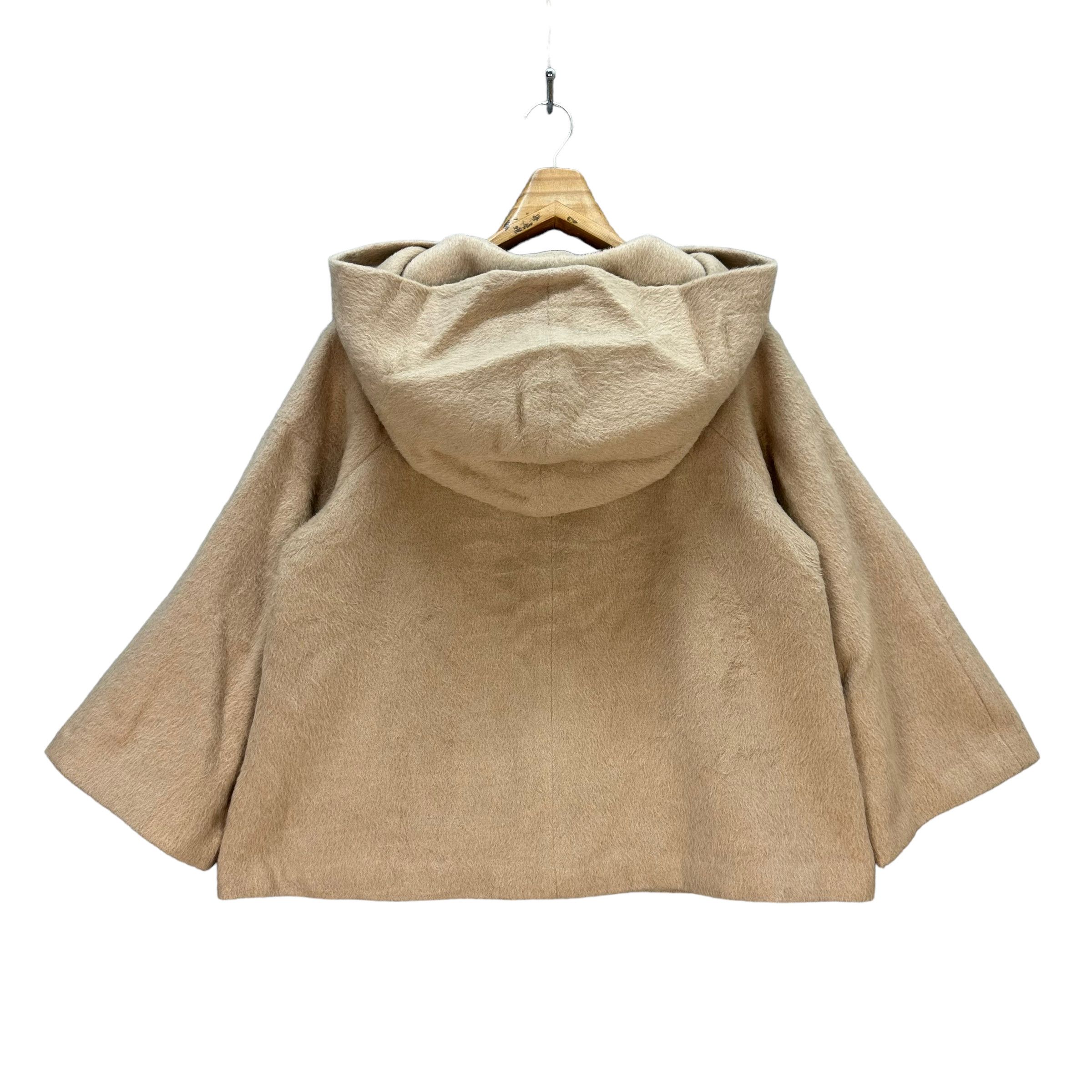 Issey Miyake NE-NET WOOL CROPPED HOODIE JACKET #8587-016 Size US S / EU 44-46 / 1 - 11 Thumbnail