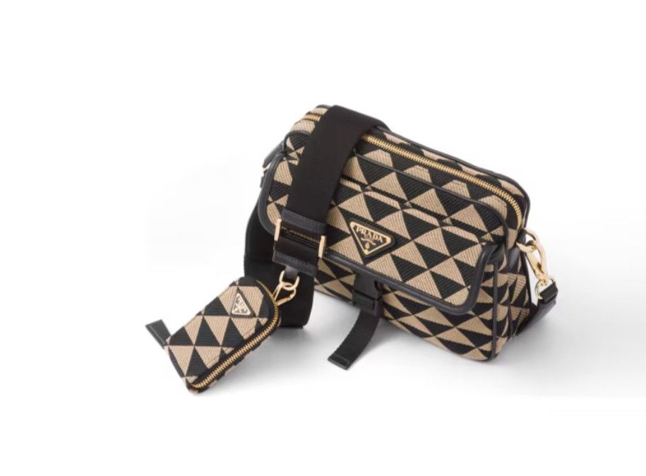 Prada Prada Embroidered Fabric Bag Size ONE SIZE - 2 Thumbnail