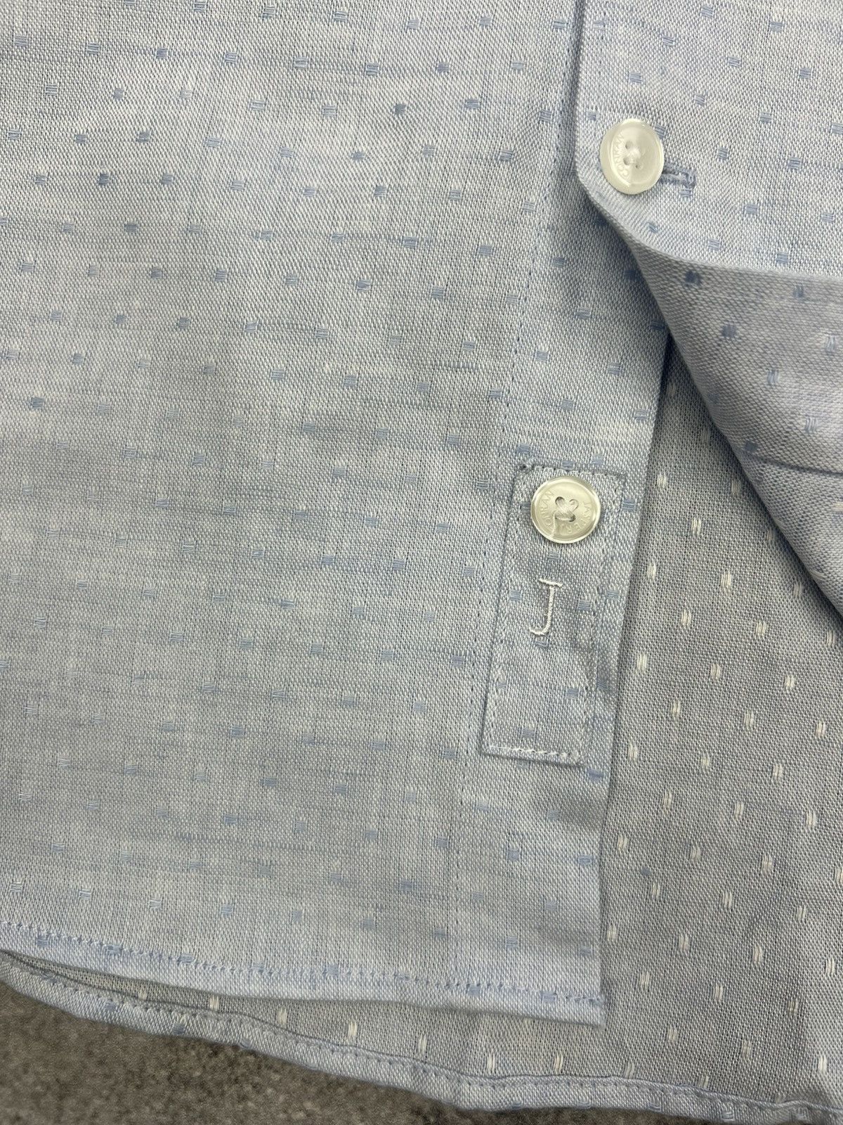 Jasper Conran Jasper Conran NWT Linen Blue Shirt Button Up Size US M / EU 48-50 / 2 - 8 Thumbnail
