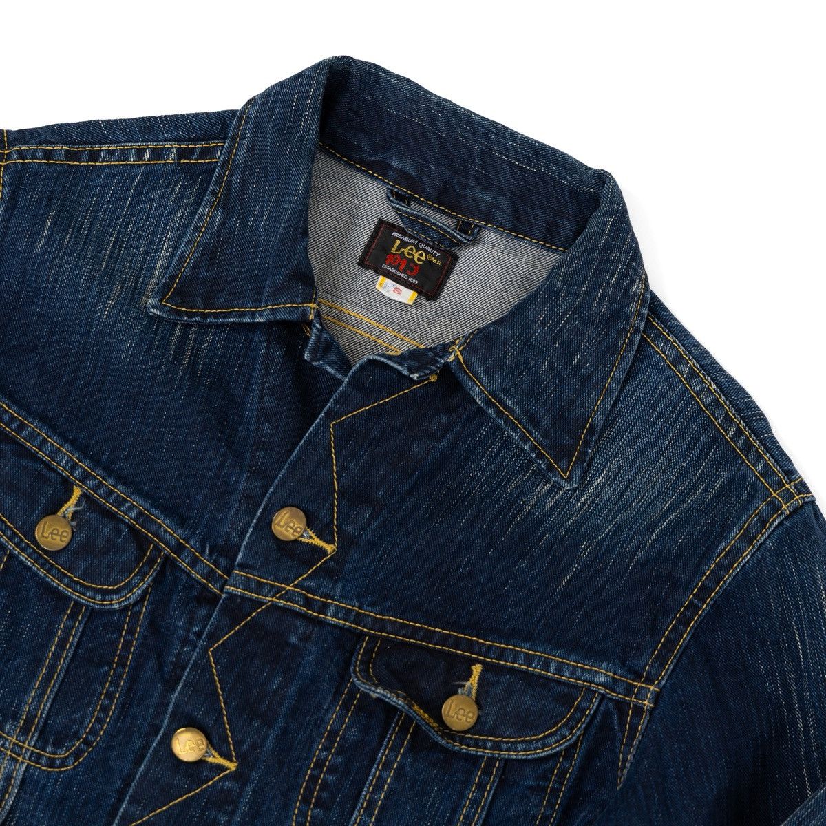 Lee Lee Womens Denim Jacket Vintage Blue Classic Trucker Cotton Size M / US 6-8 / IT 42-44 - 5 Thumbnail
