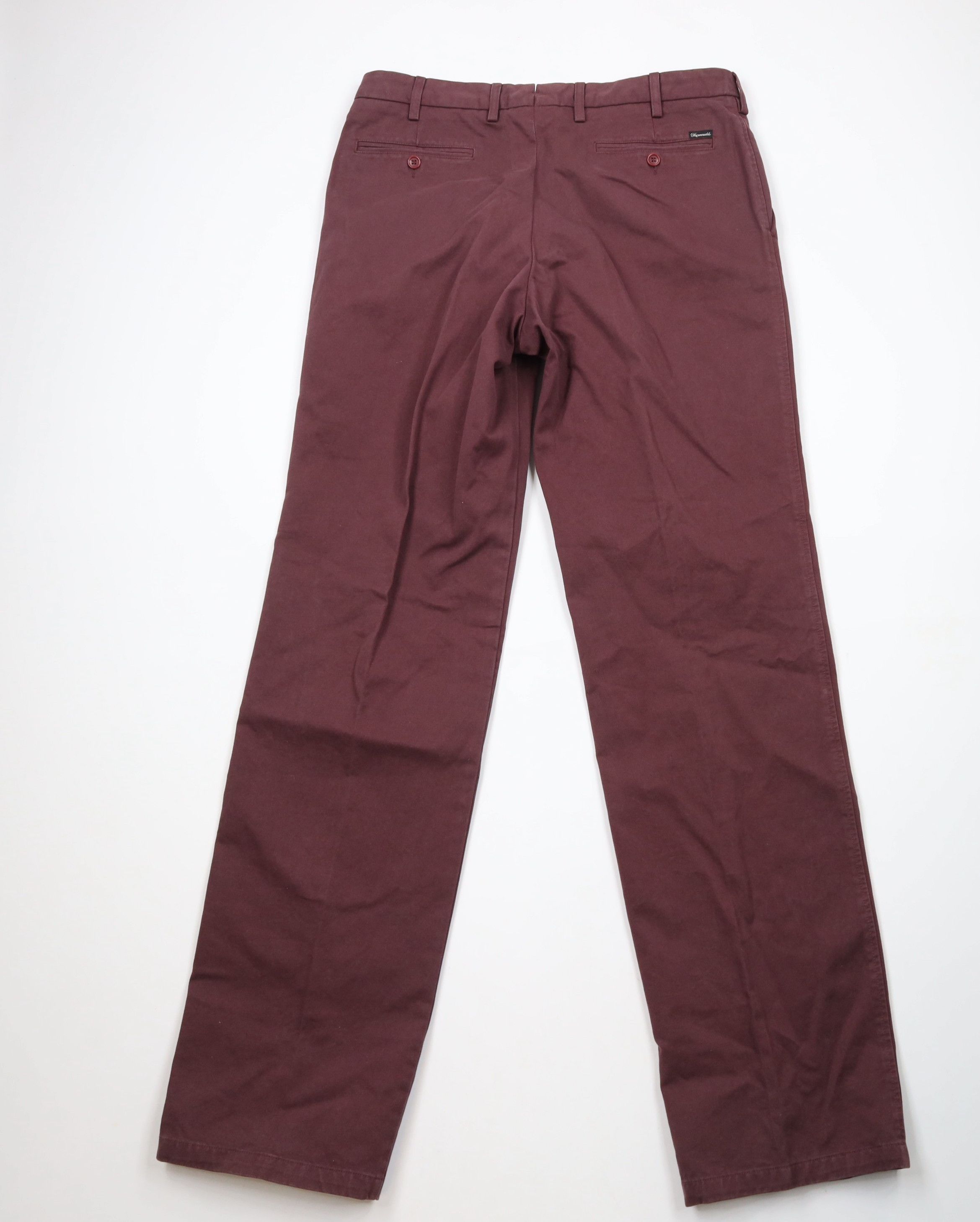 Faconnable × Vintage New Faconnable Straight Leg Heavy Cotton Chino Pants Slacks Size US 34 / EU 50 - 9 Thumbnail