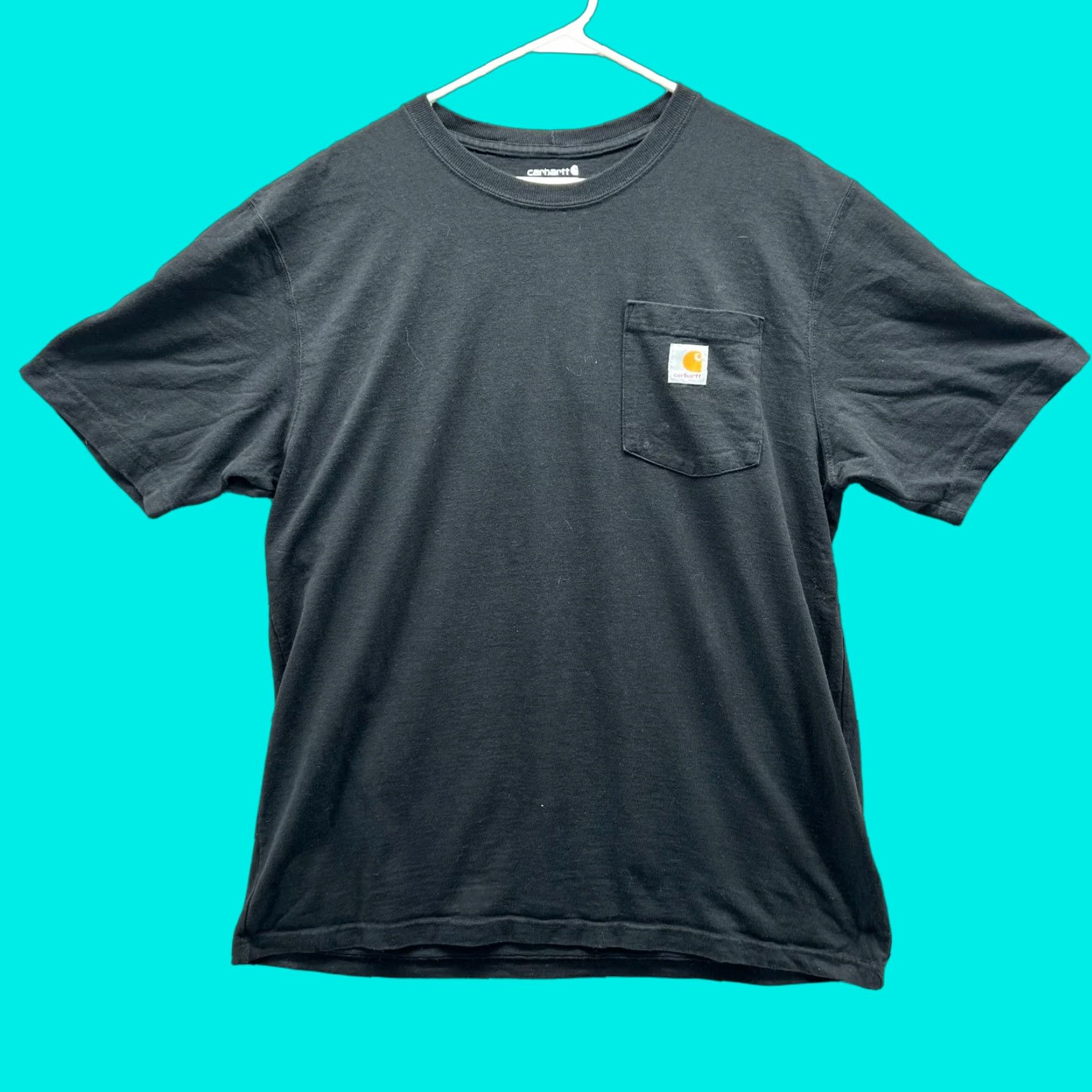 Carhartt VINTAGE Carhartt Shirt Mens M Black Pocket Tee Crewneck Short Sleeve Size US M / EU 48-50 / 2 - 1 Thumbnail